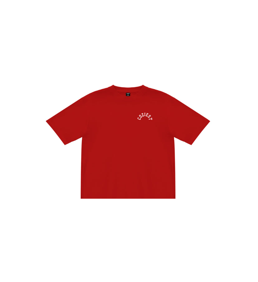 “Crown” Tee in Red Colorway