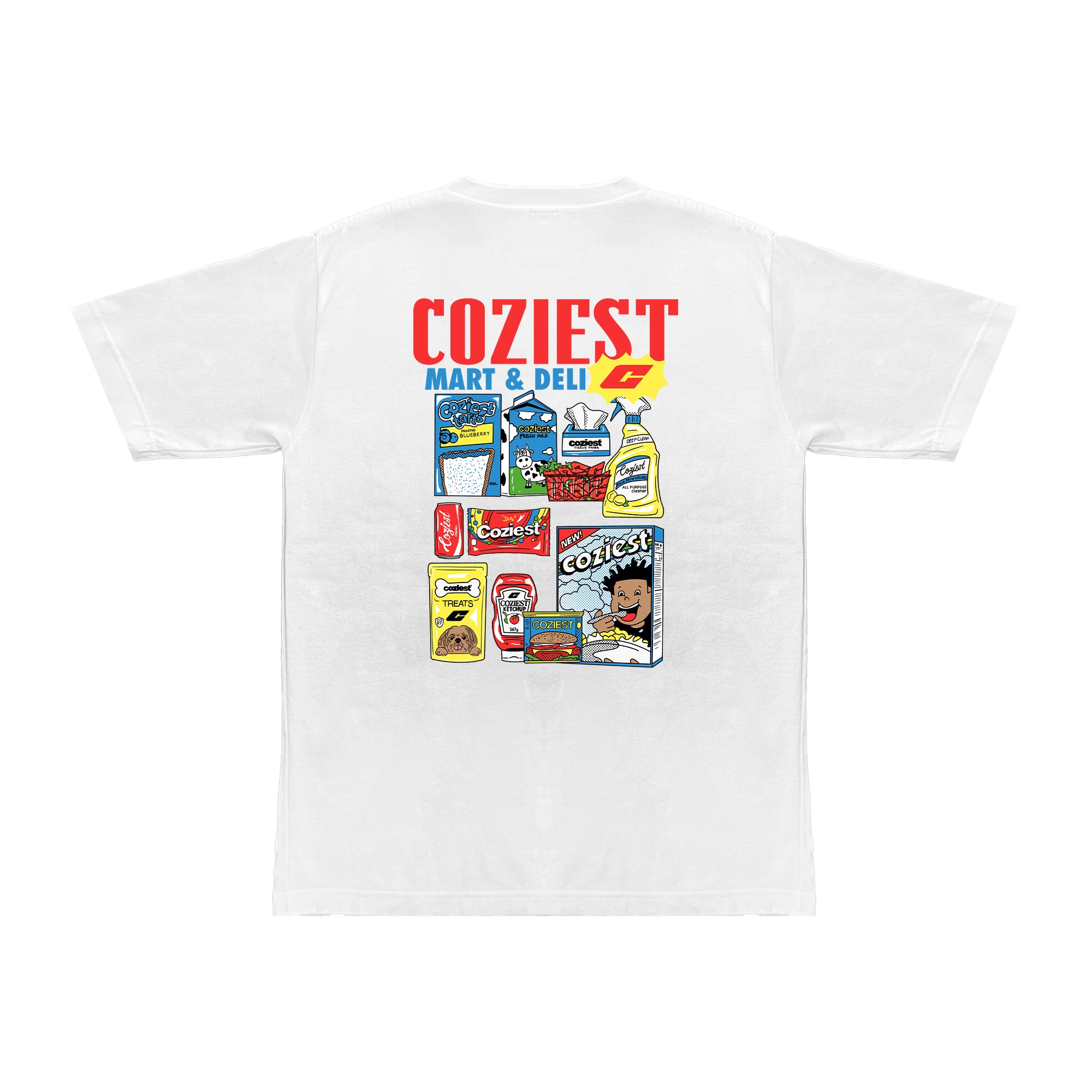 "Goods" Tee in White Colorway