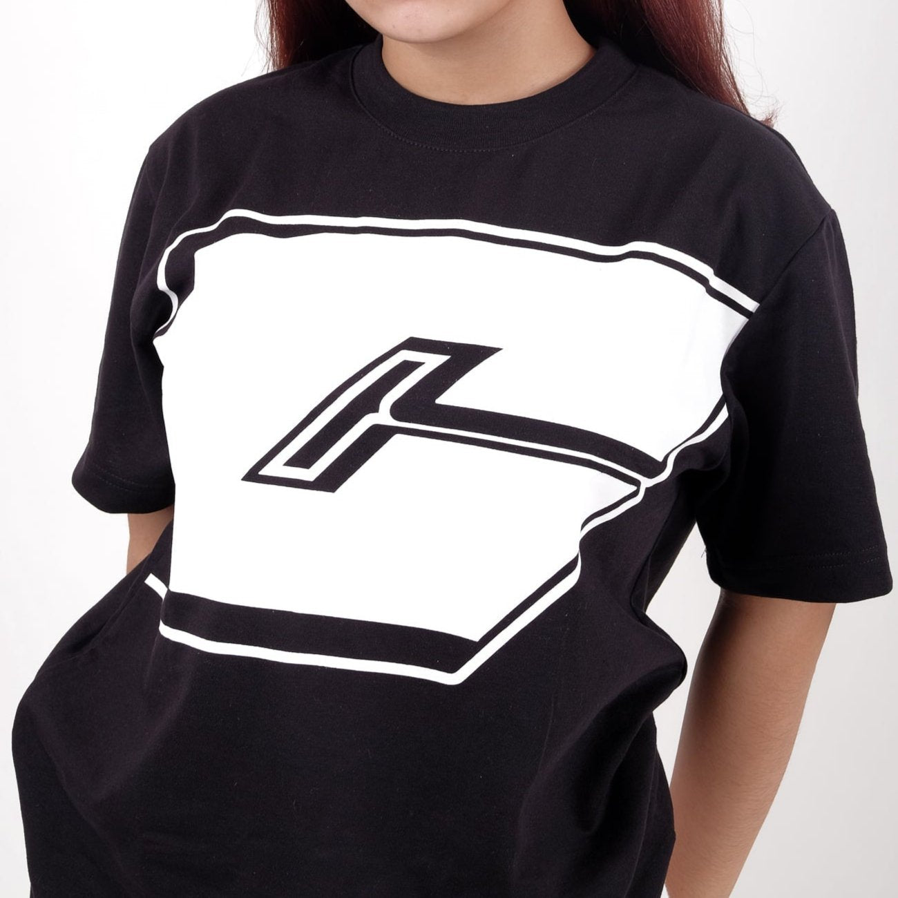 “Big C” tee in Black Colorway