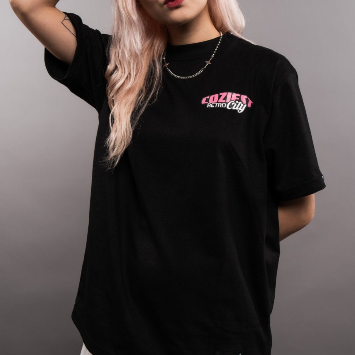 “Arcade” Tee in Black Colorway