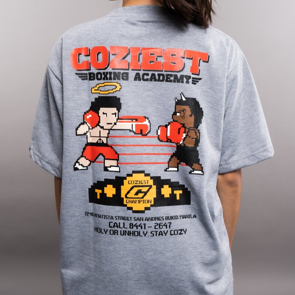 “Tyson” Tee in Gray Colorway