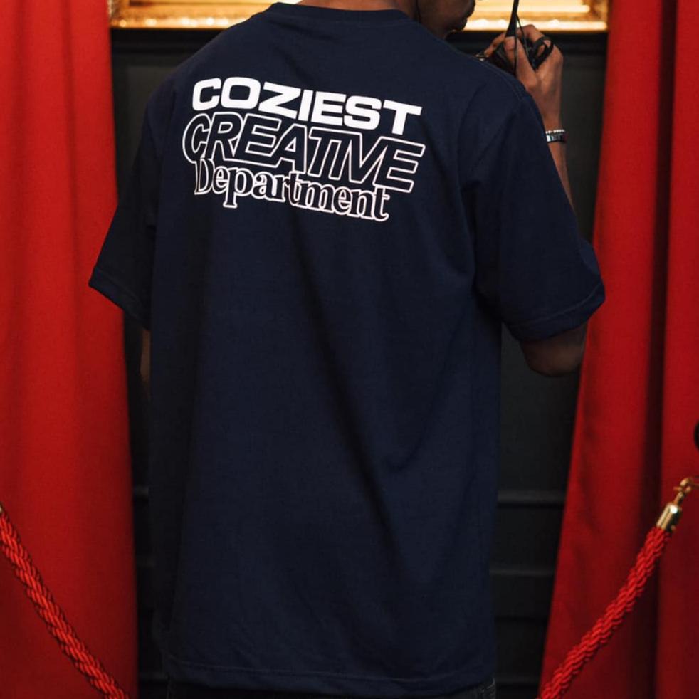 “Artist” Tee in Navy Blue Colorway