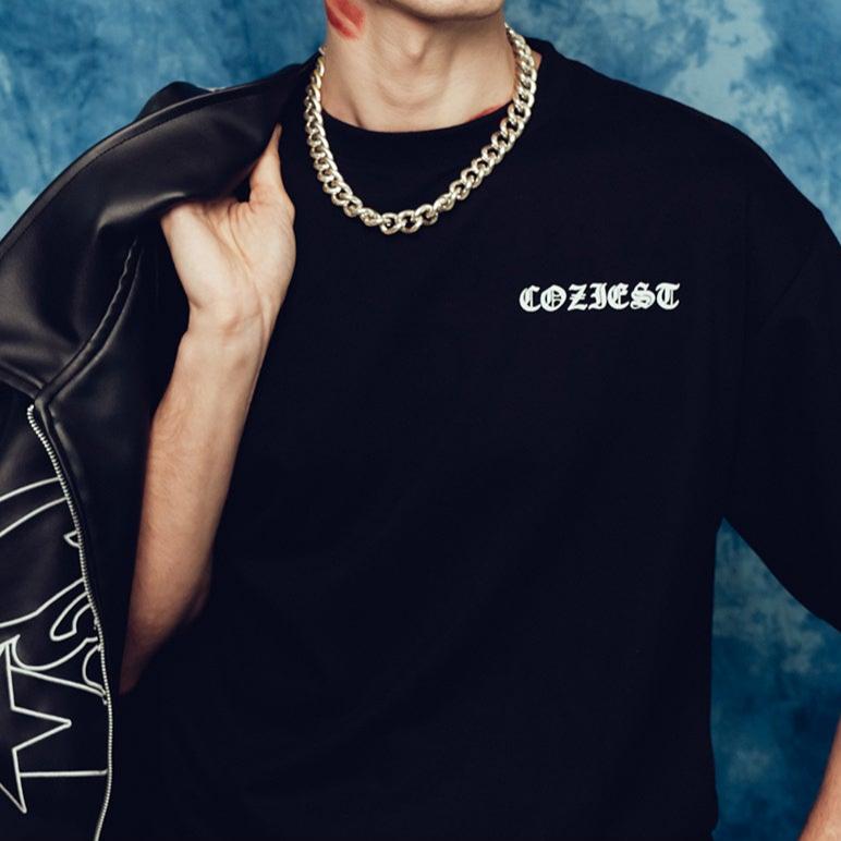 "Ring" Tee in Black Colorway
