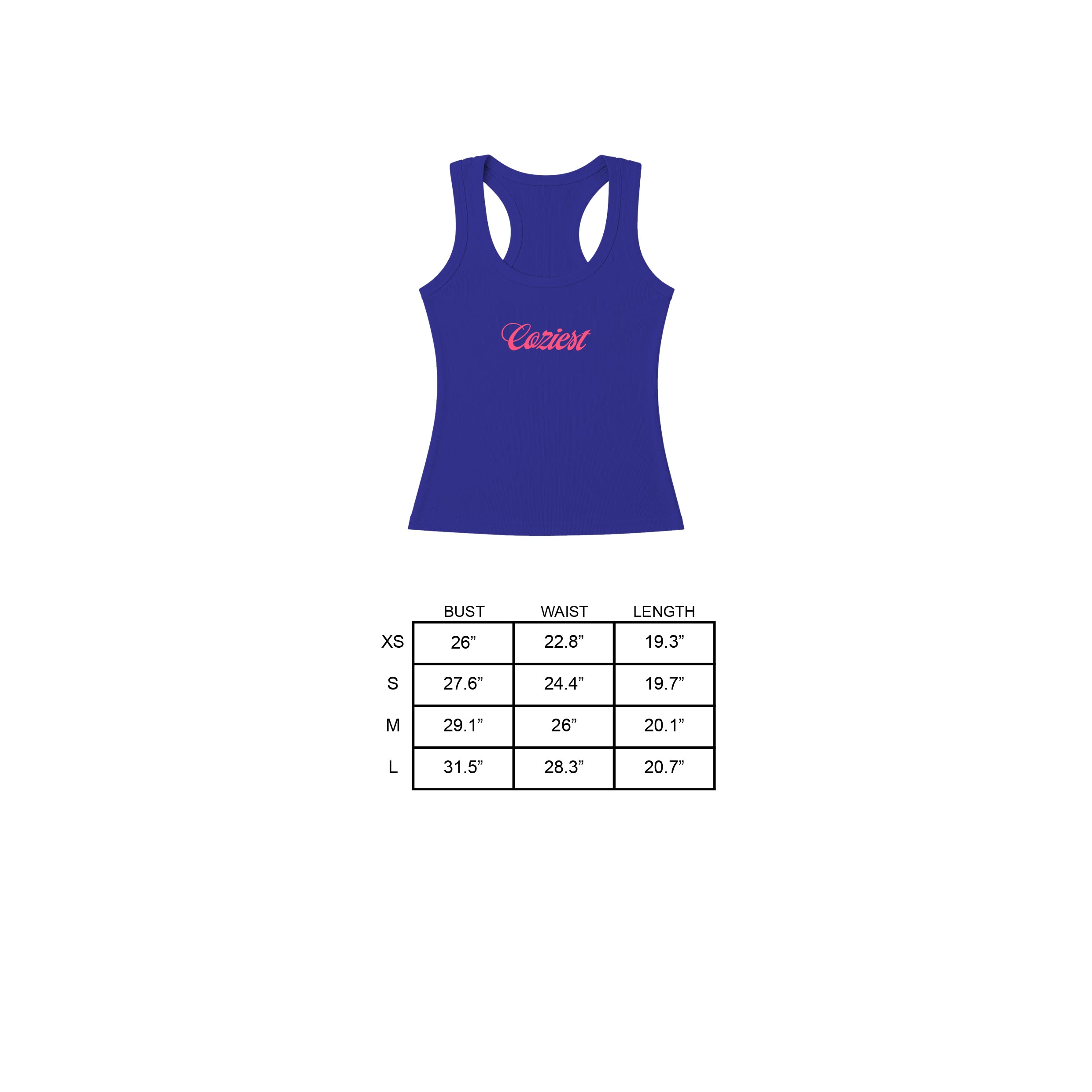 “Grillz” Tank Top in White, Blue and Green