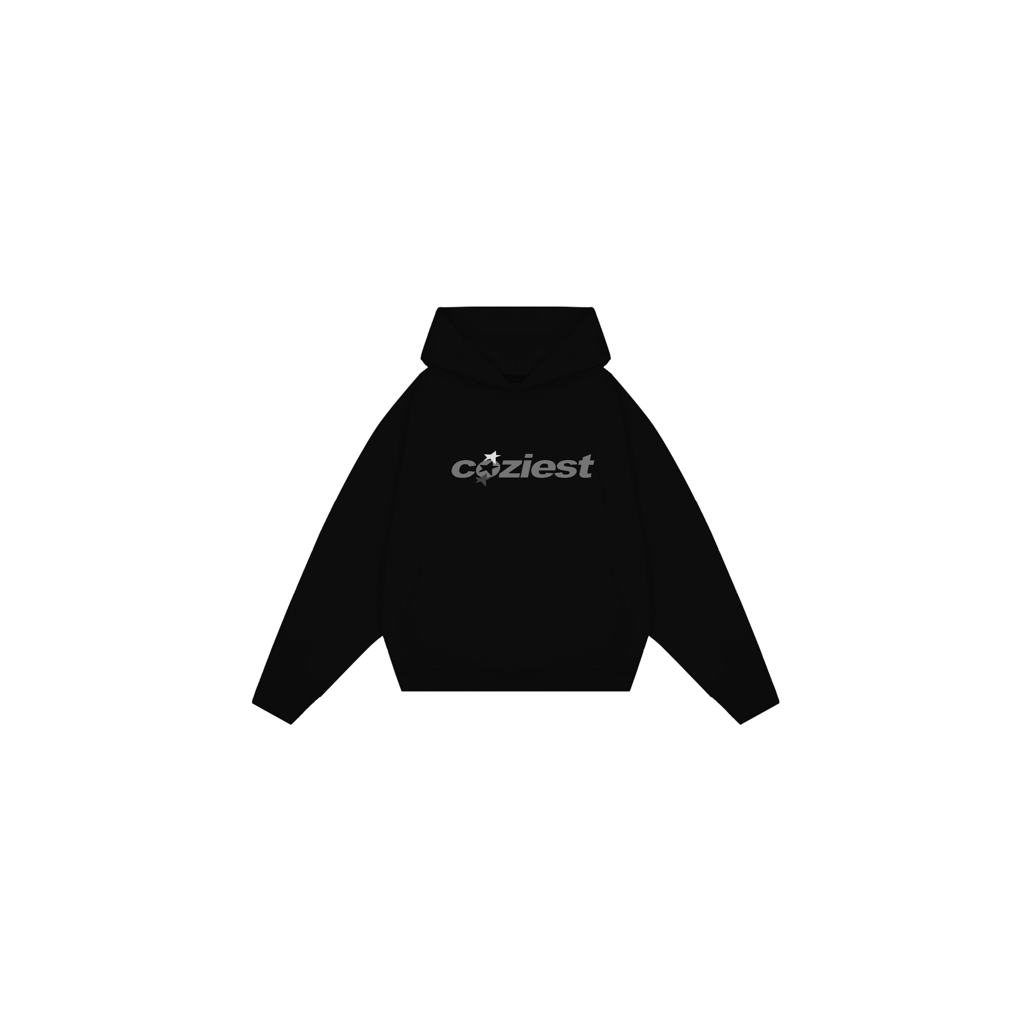 “Tri-Star” Hoodie in Choco Brown and Black