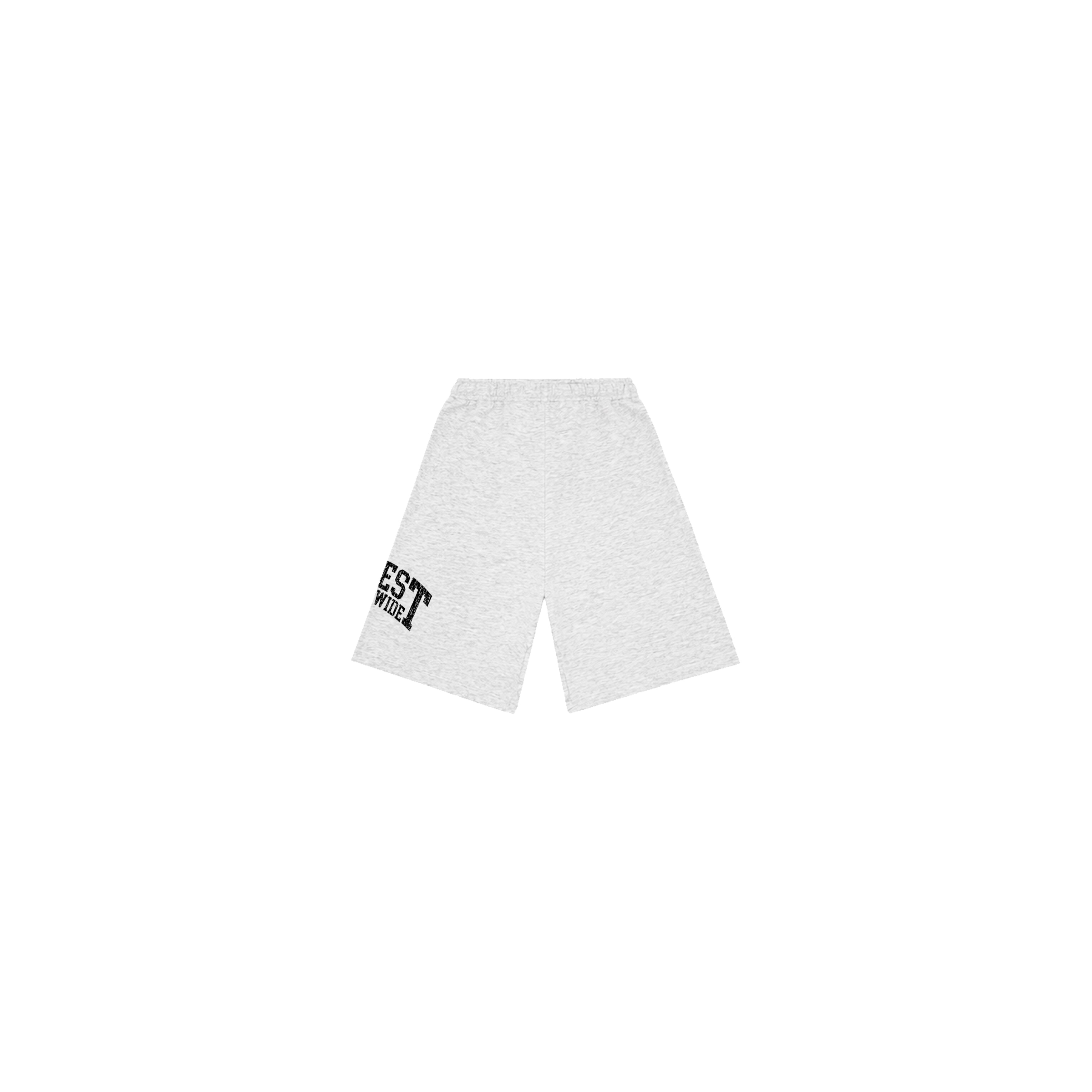 “CWW” Sweatshort in Black and Heather Gray Colorway