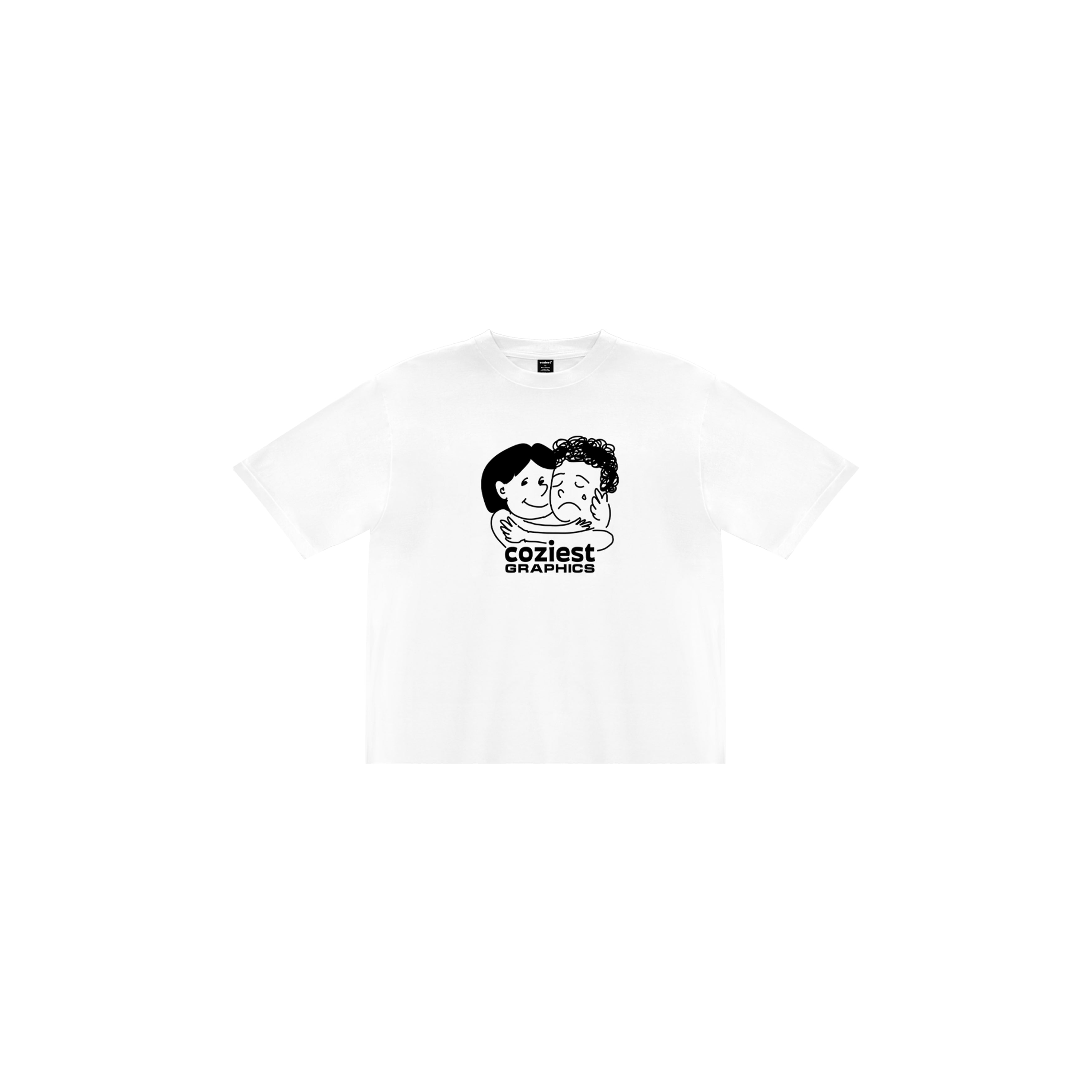 “Graphics” Shirt in White