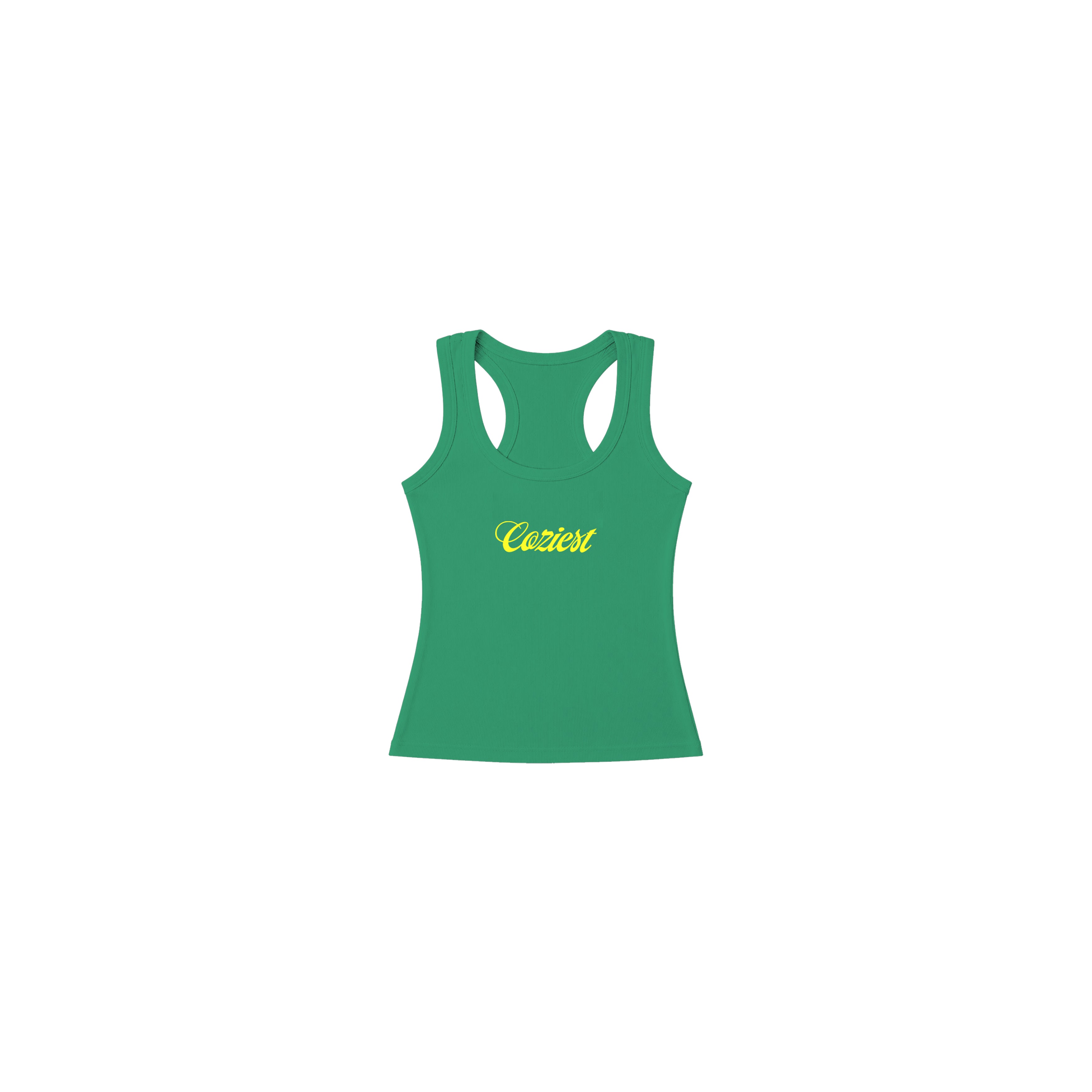 “Grillz” Tank Top in White, Blue and Green