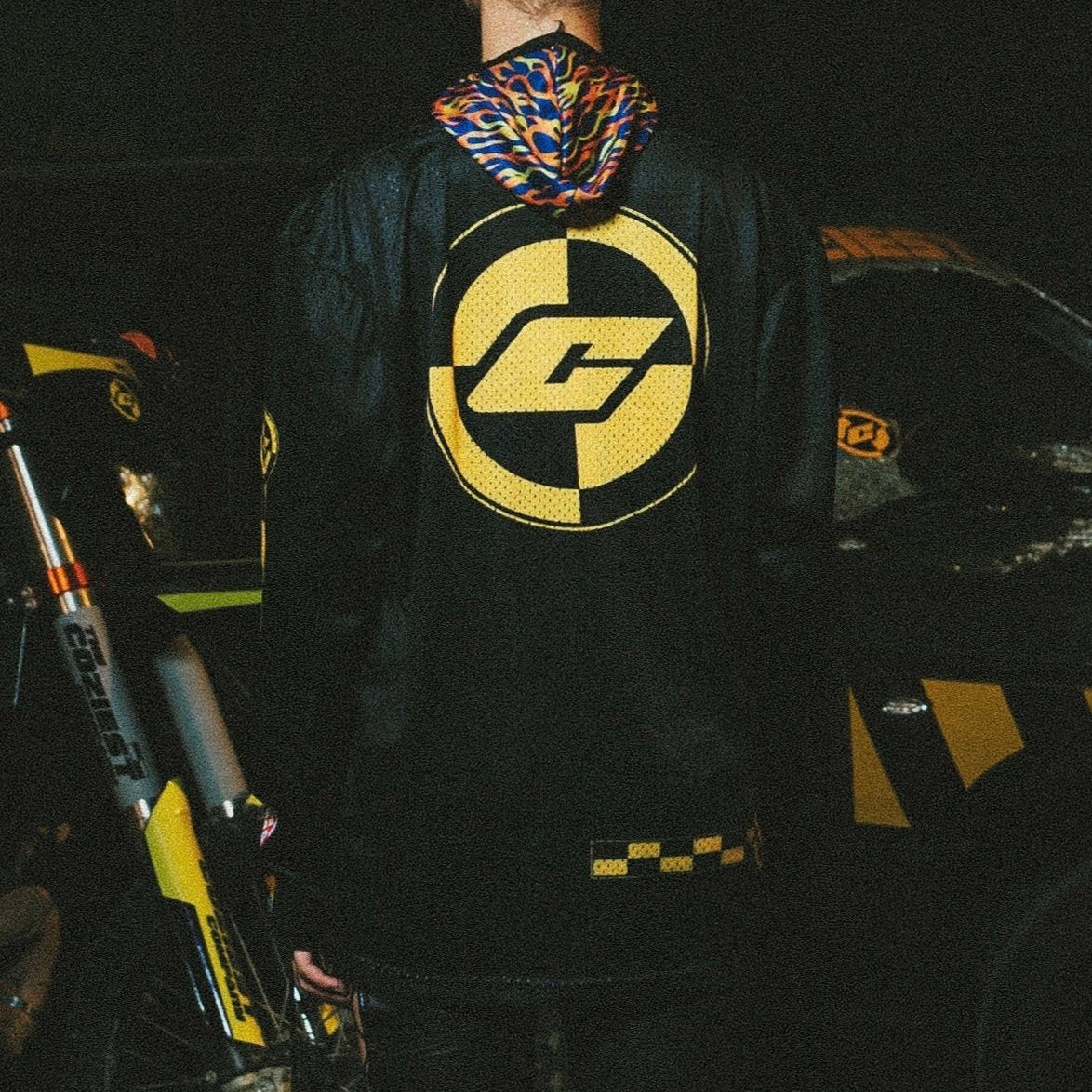 "Simulator" Long-Sleeves in Black Colorway