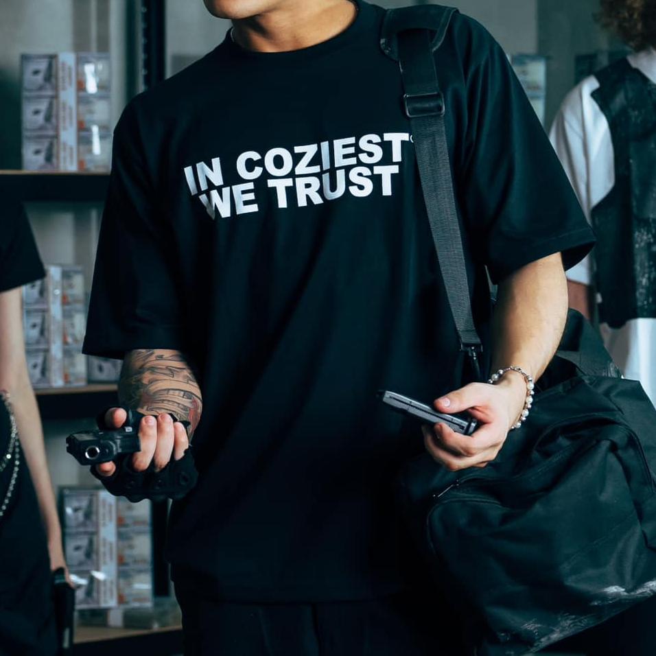 "Trust" Tee in Black Colorway