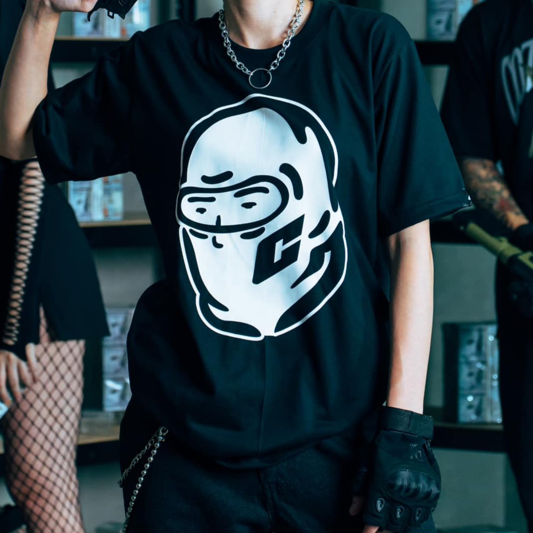 "BBC Ski" Tee in Black Colorway