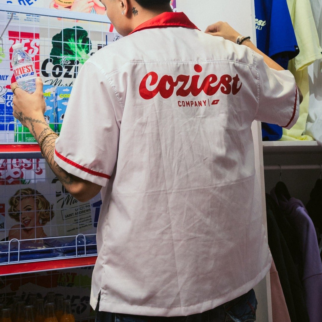 "Staff" Button-Down Polo