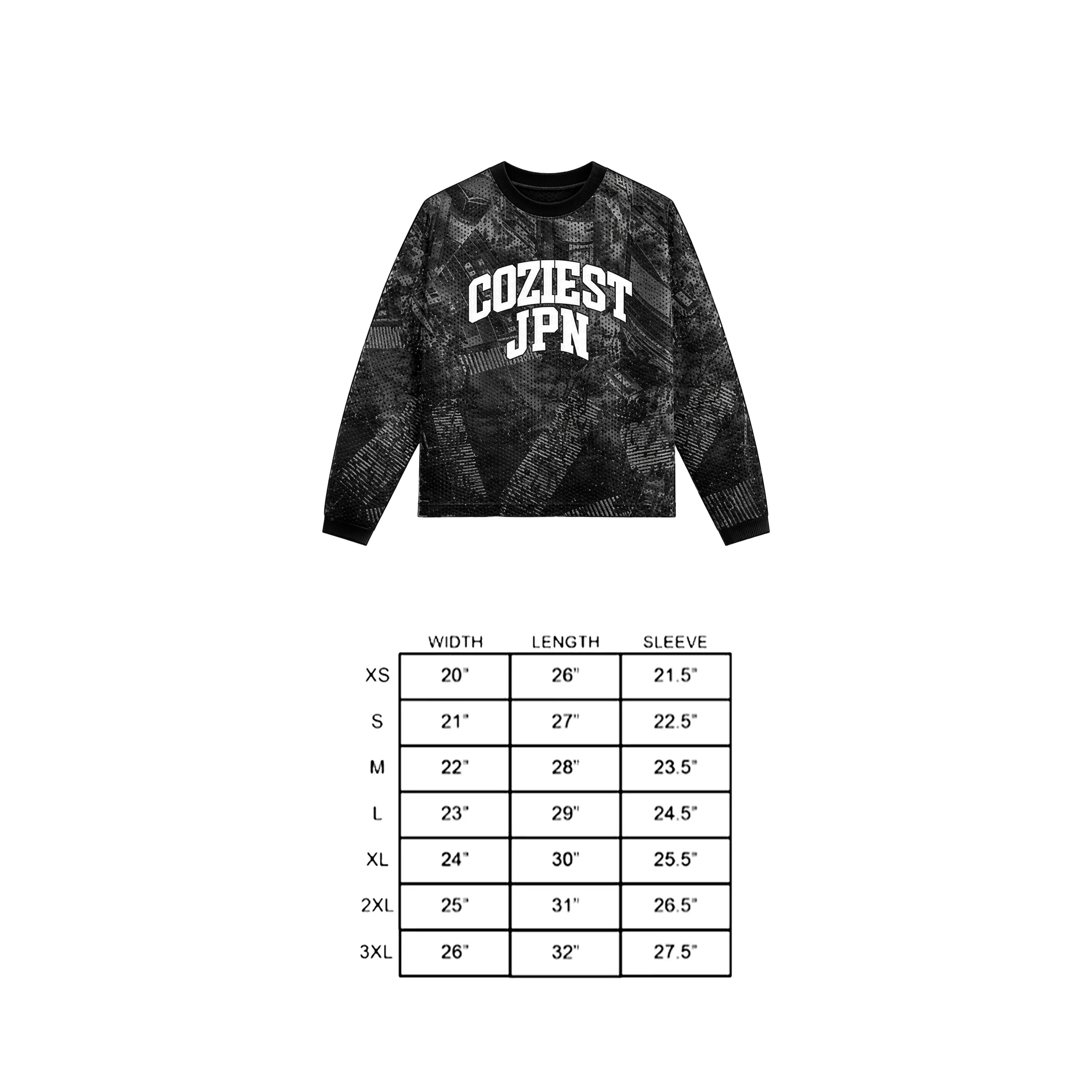 “Shibuya” Longsleeve in Black