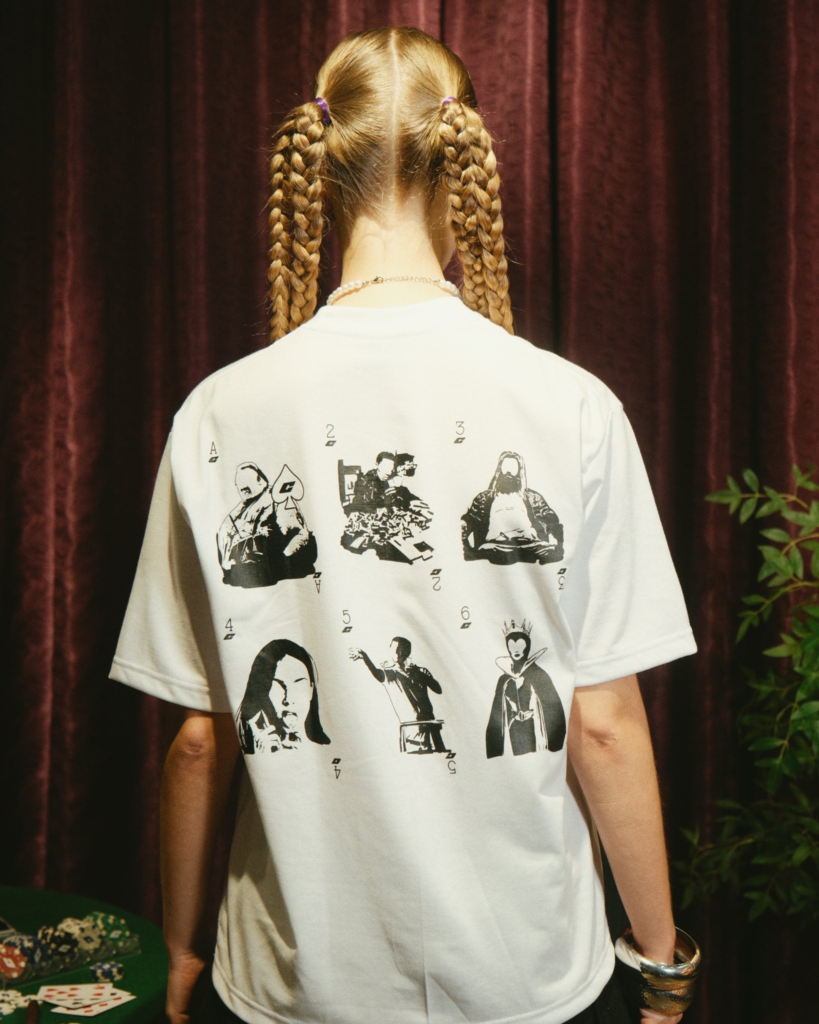 "Deck" Tee in White Colorway