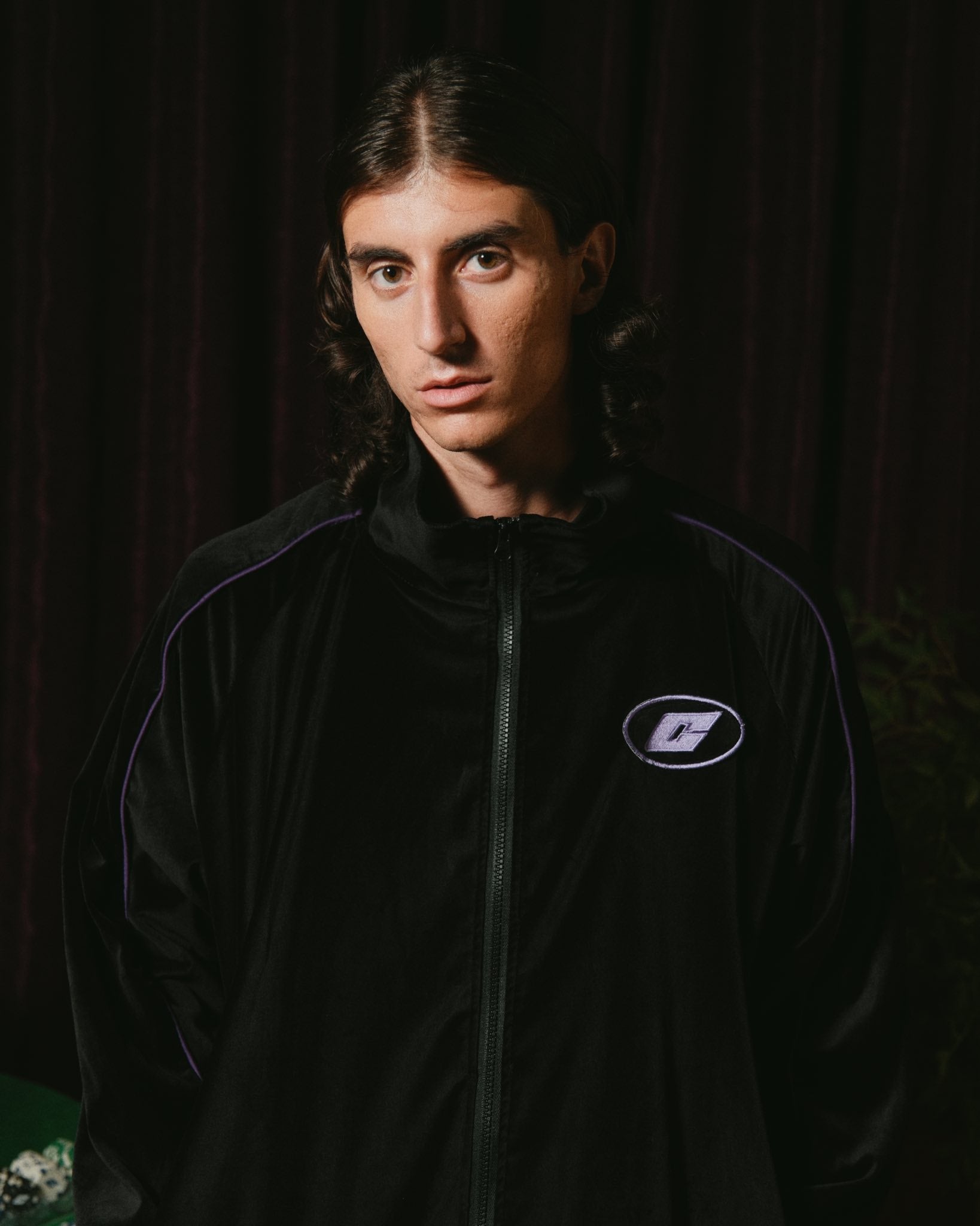 "777" Tracksuit Jacket in Black Colorway