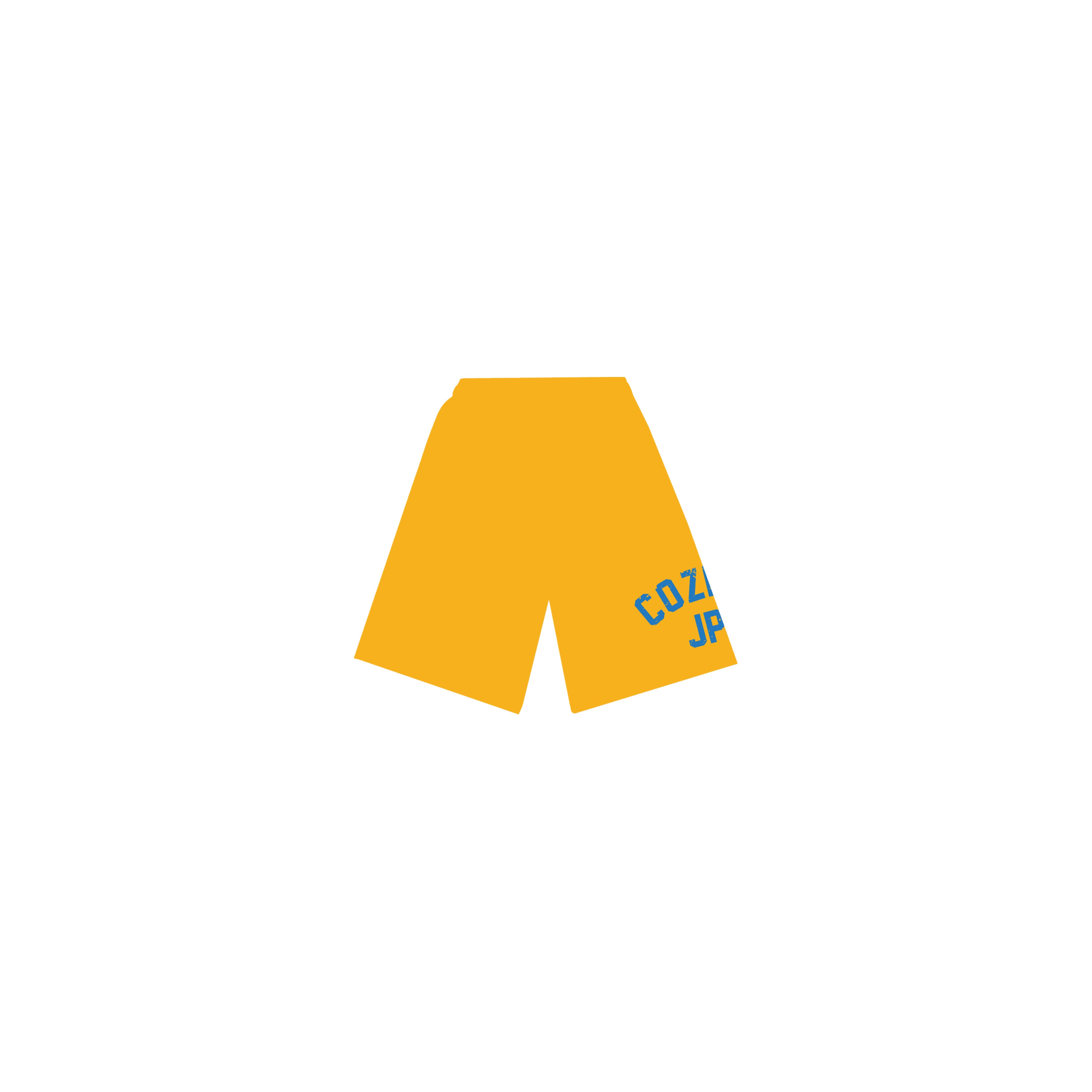 “ARC JPN” Sweatshort in Yellow and Black