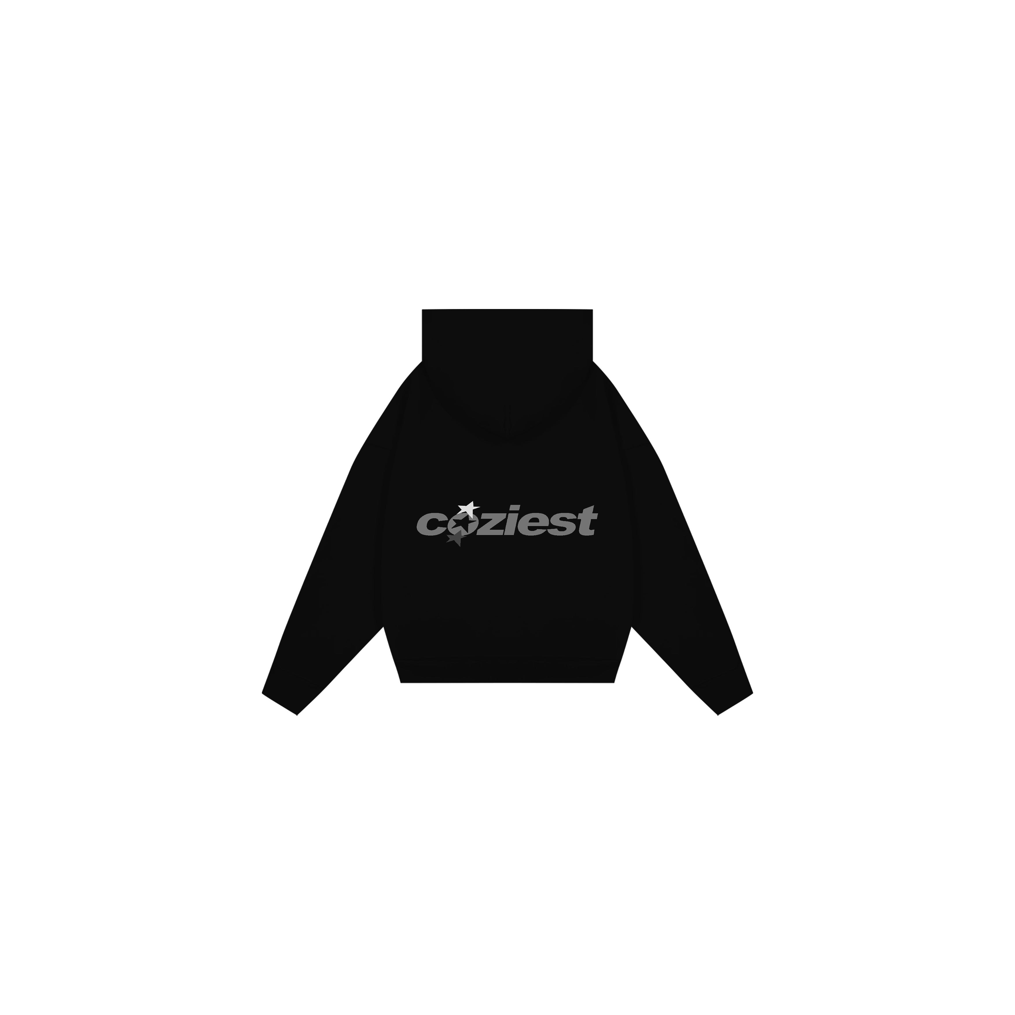 “Tri-Star” Hoodie in Choco Brown and Black