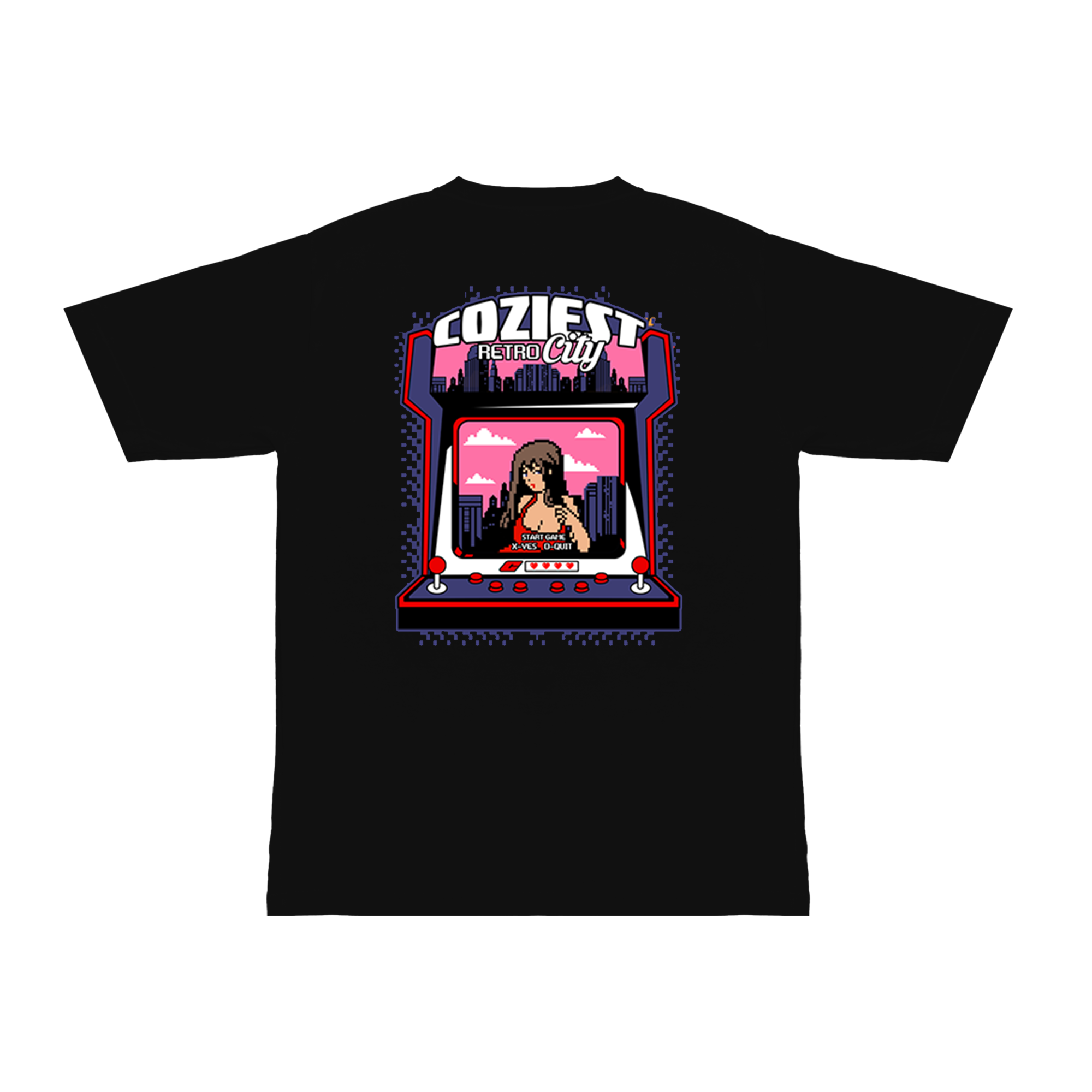 “Arcade” Tee in Black Colorway