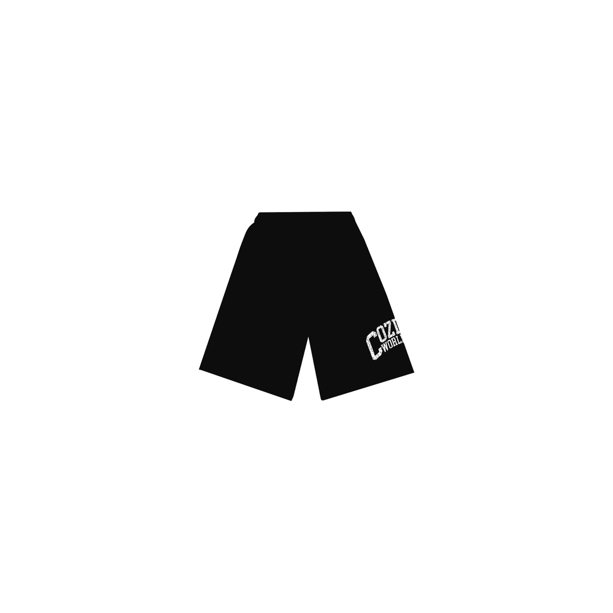 “CWW” Sweatshort in Black and Heather Gray Colorway