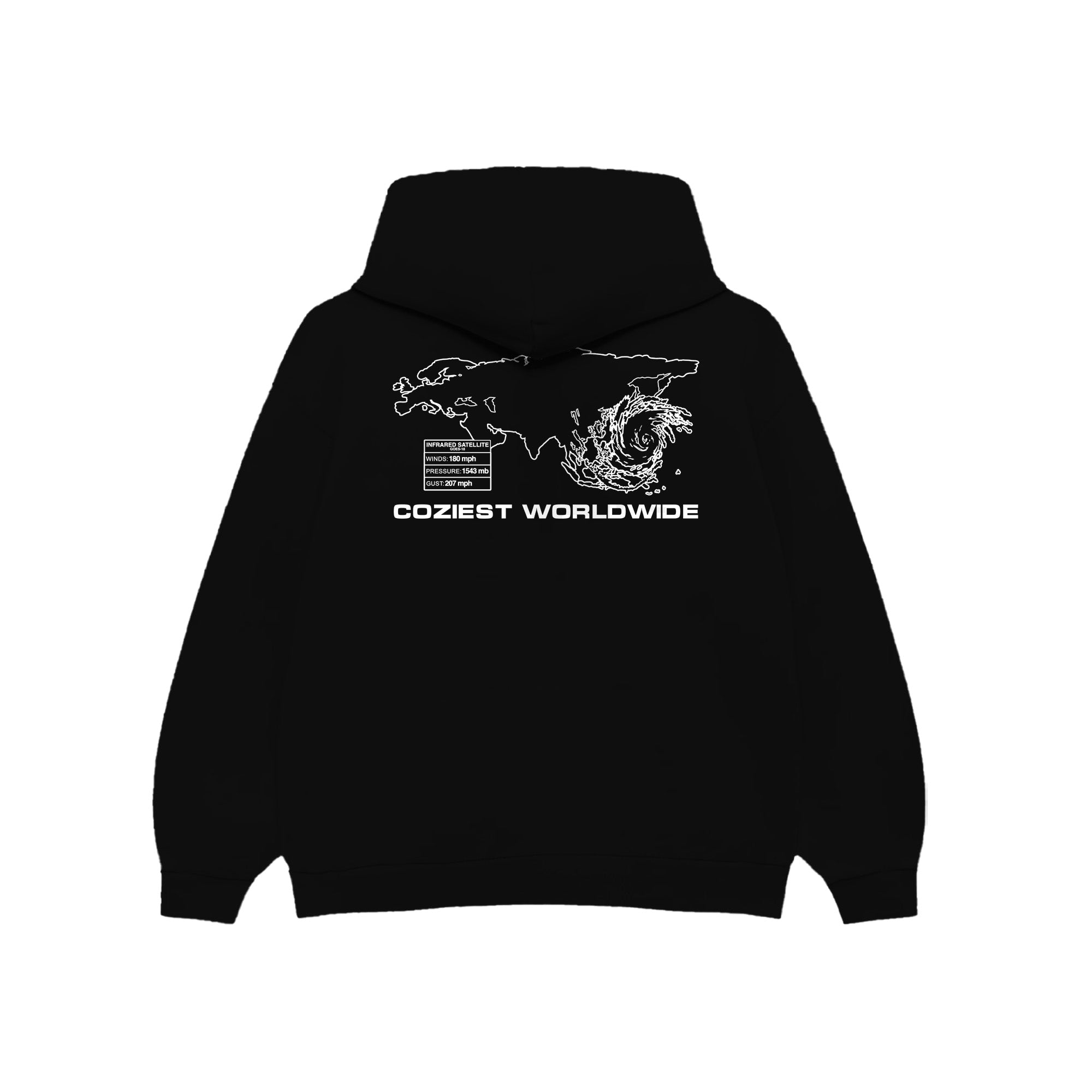 "Storm" Hoodie in Black Colorway