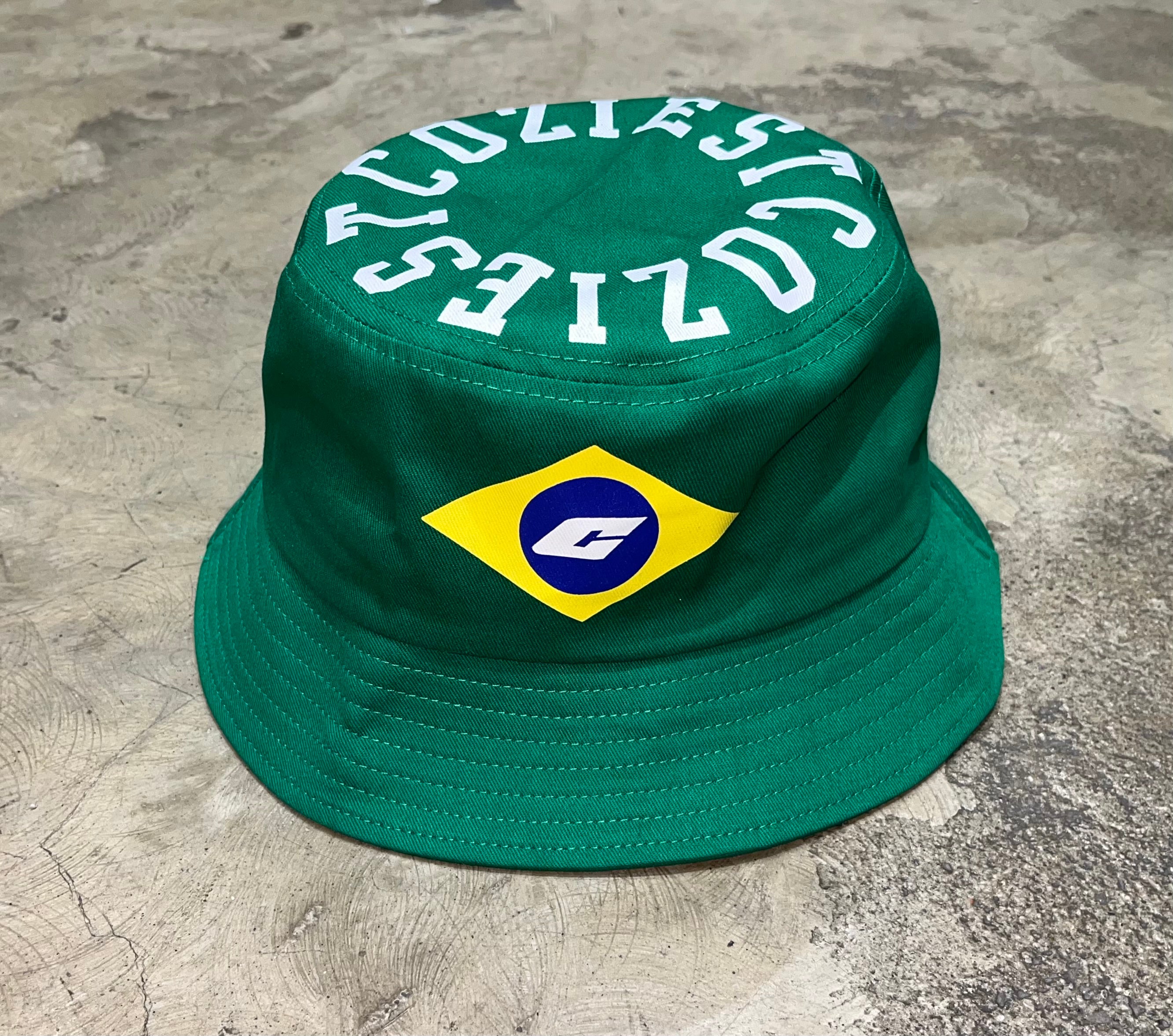 "Summer Waway" Bucket Hat in Green Colorway