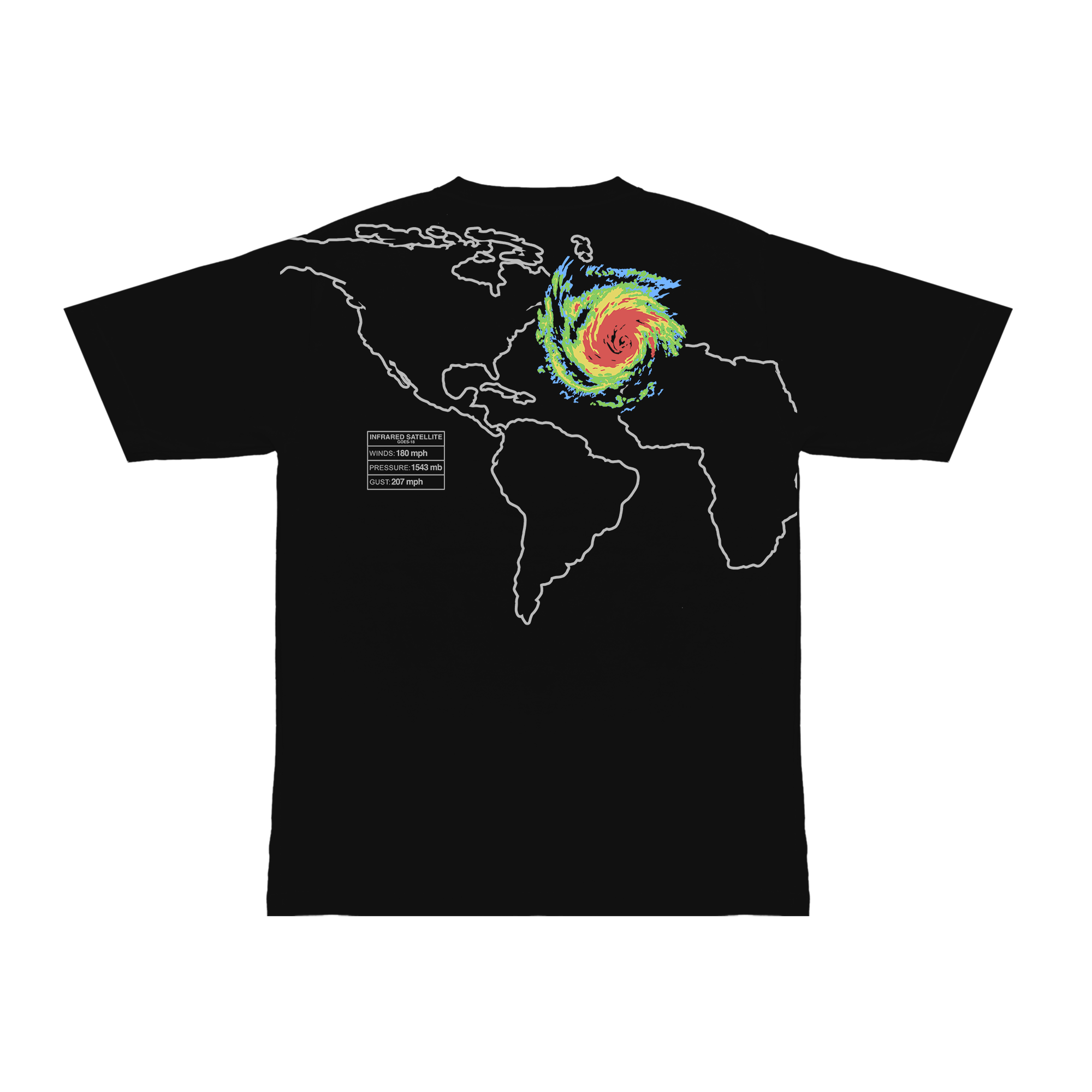 "Storm" Tee in Black Colorway