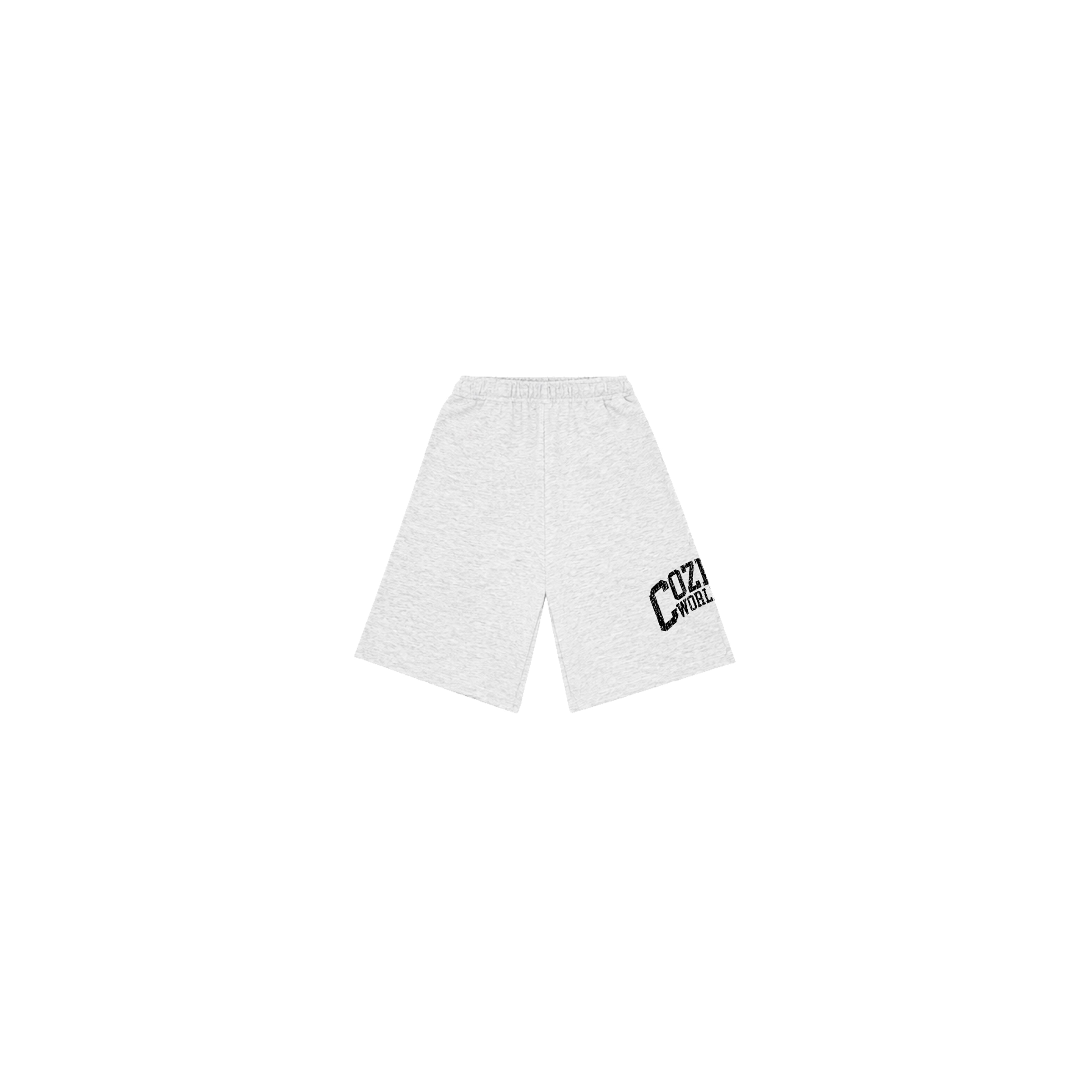“CWW” Sweatshort in Black and Heather Gray Colorway