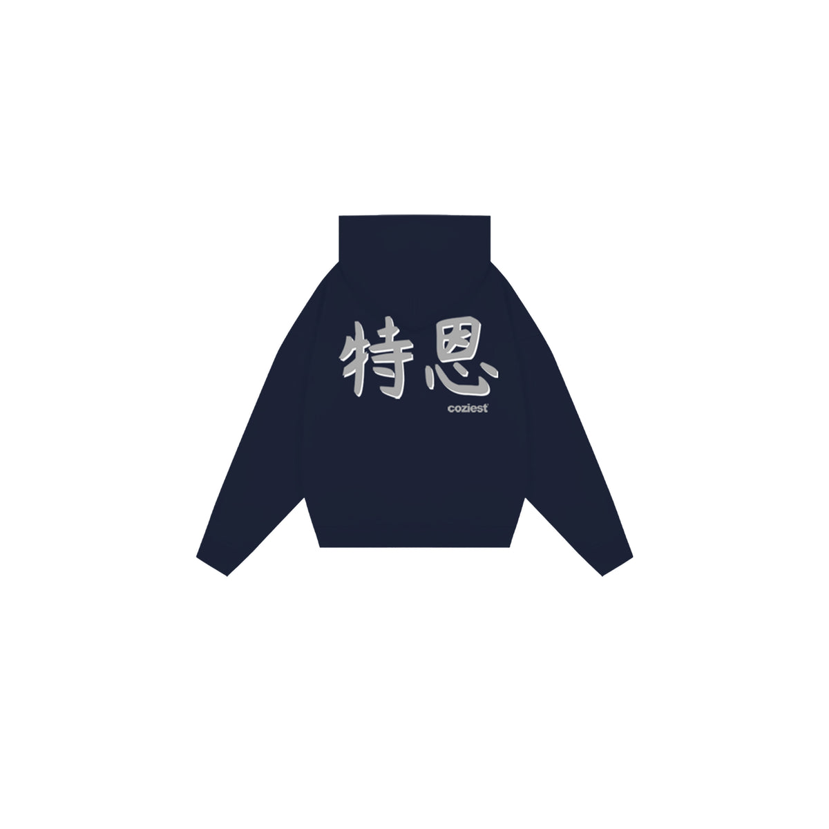 “National" Hoodie in Navy Blue