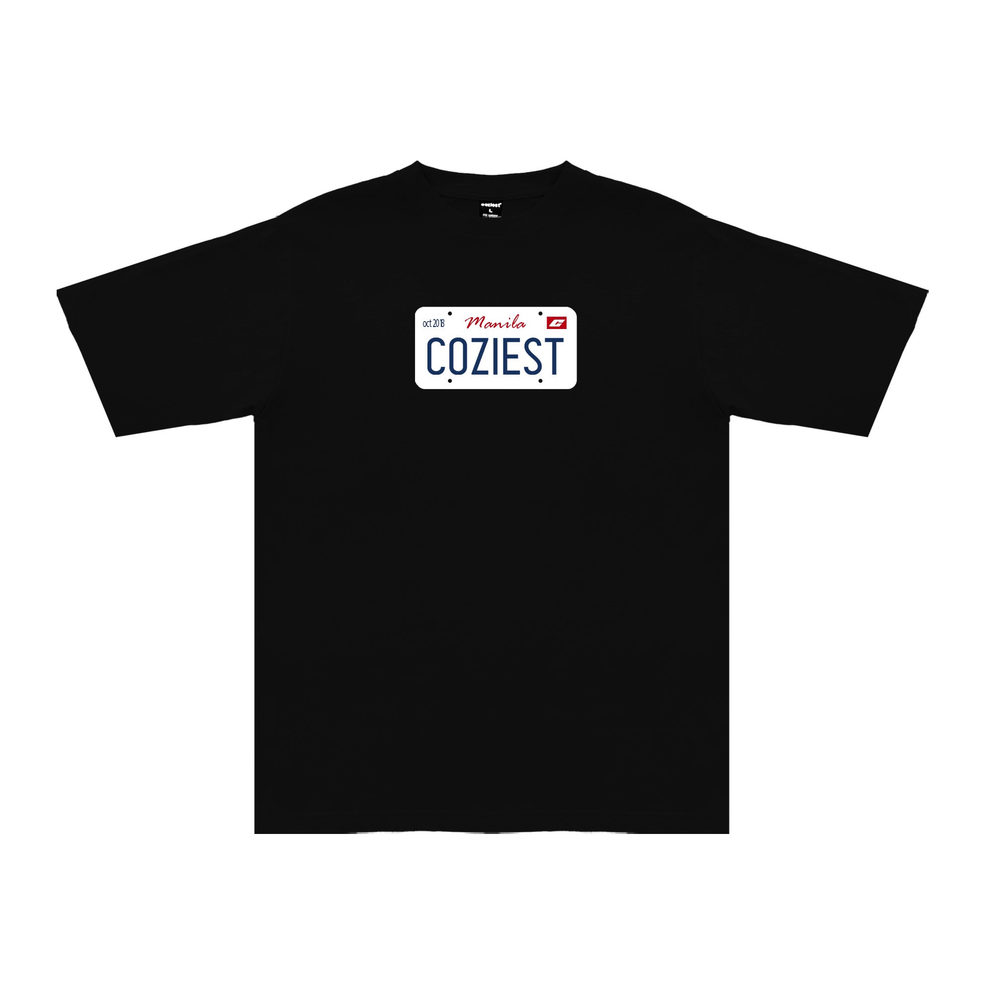 "Plate" Tee in Black Colorway