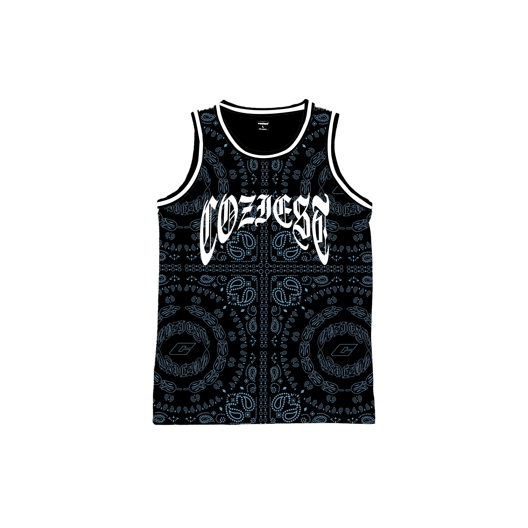 "The Fifth" Mesh Jersey in Black Colorway