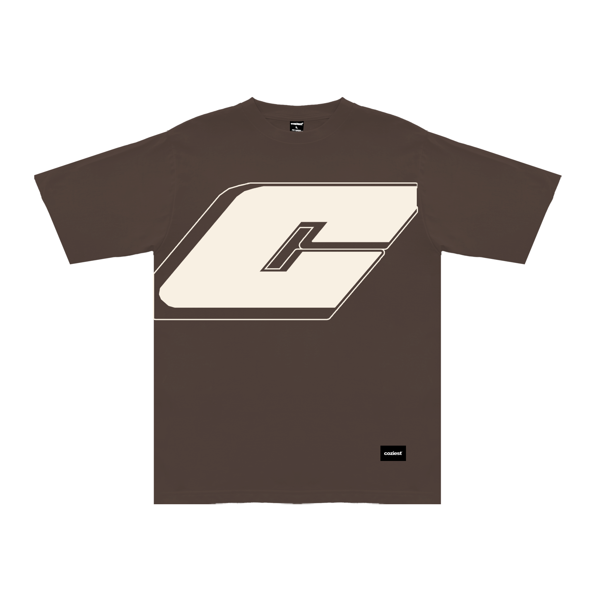 “Big C” tee in Brown colorway