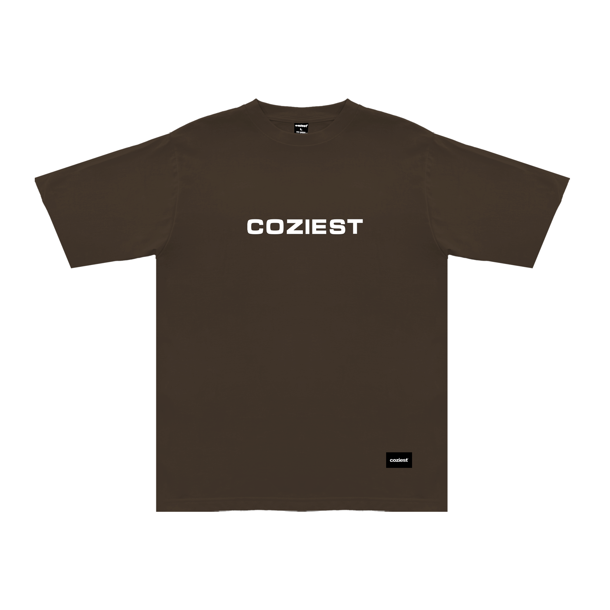 “CVC” Tee in Choco Brown Colorway