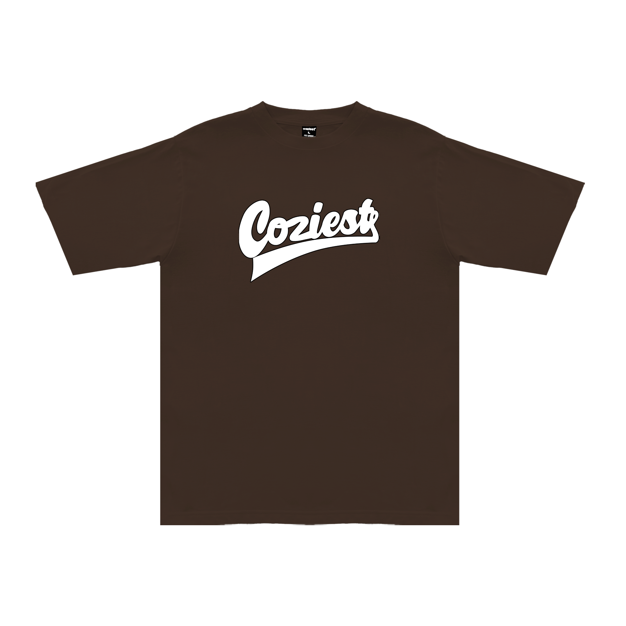 "College" Tee in Brown Colorway