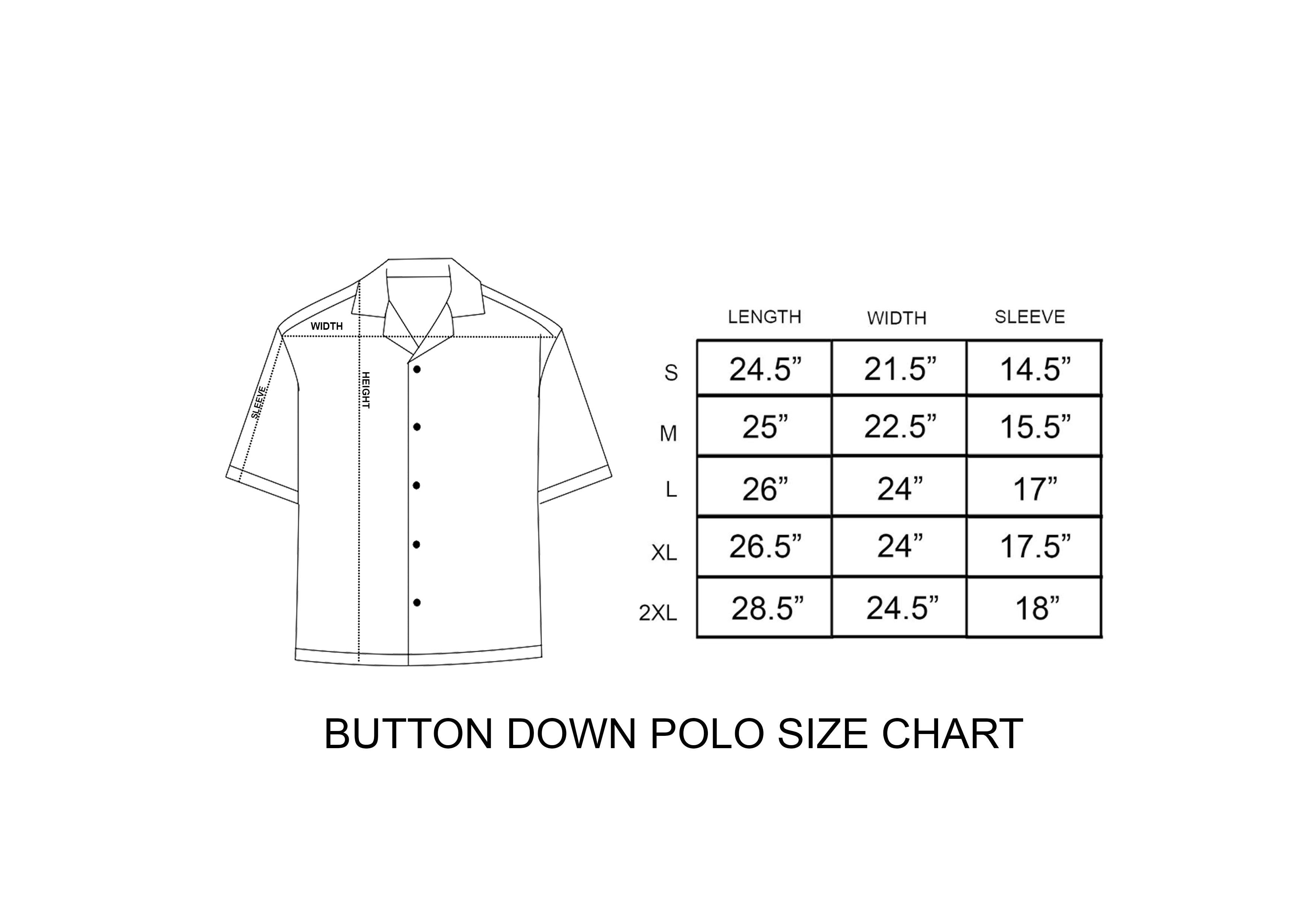 “Old English” Button-down Polo in Apple Green Colorway