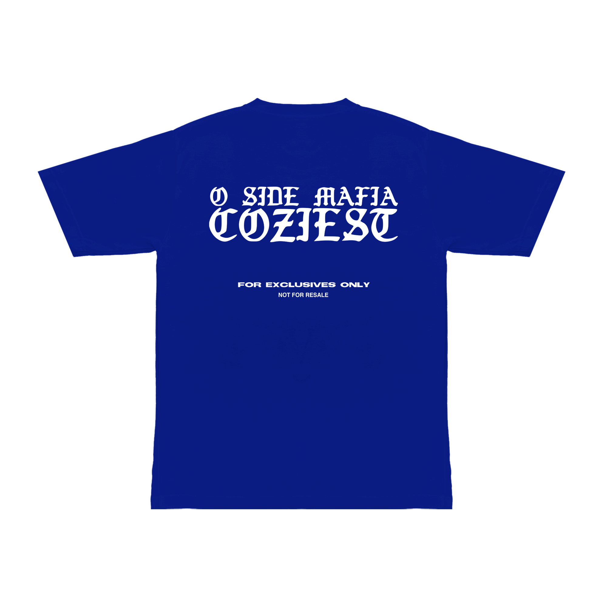 "Exclusives" Tee in Blue Colorway