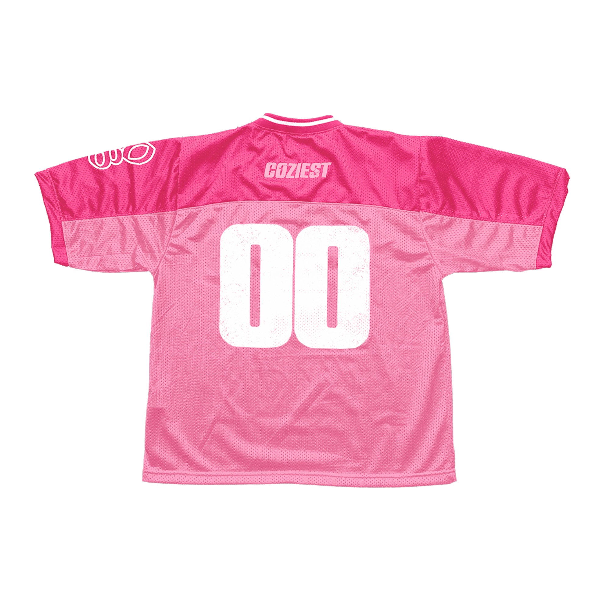 "Retro" Mesh Jersey in Pink Colorway