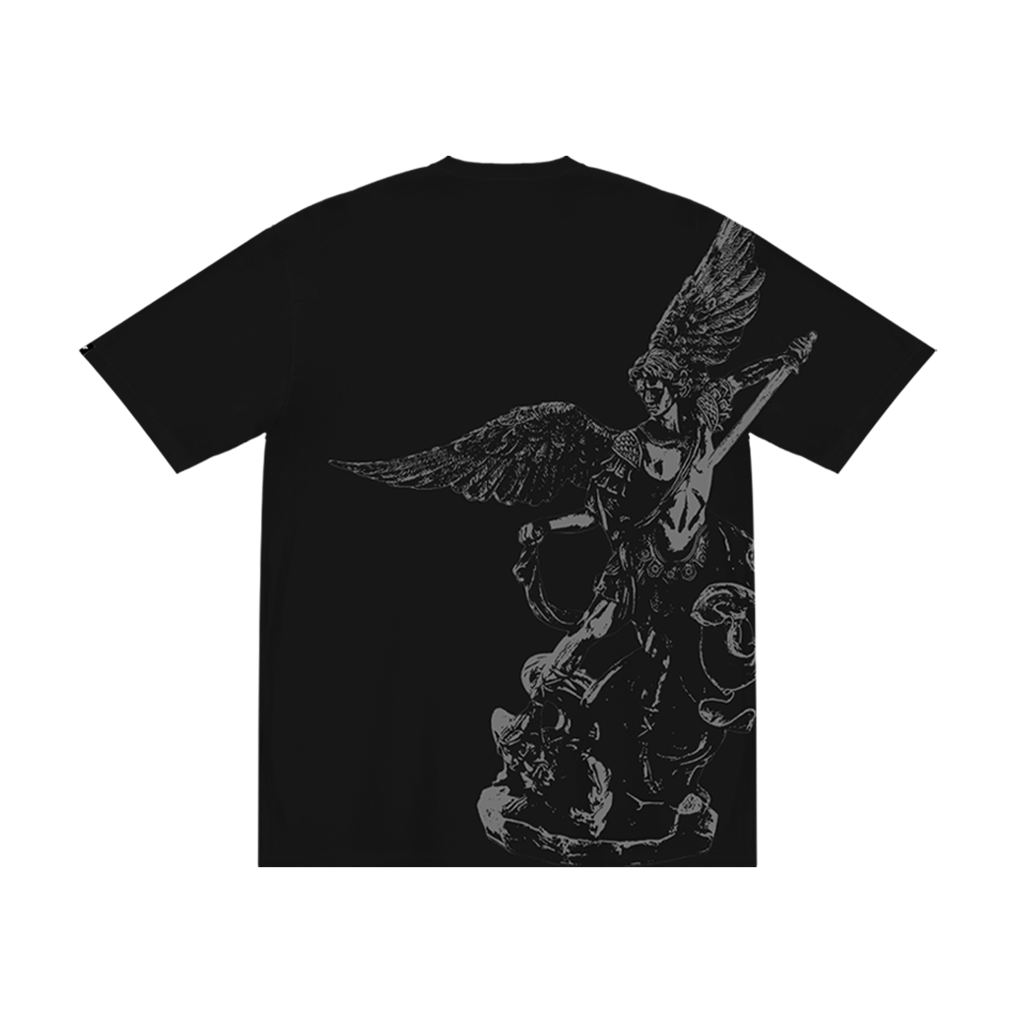 “St. Michael” Tee in Black Colorway