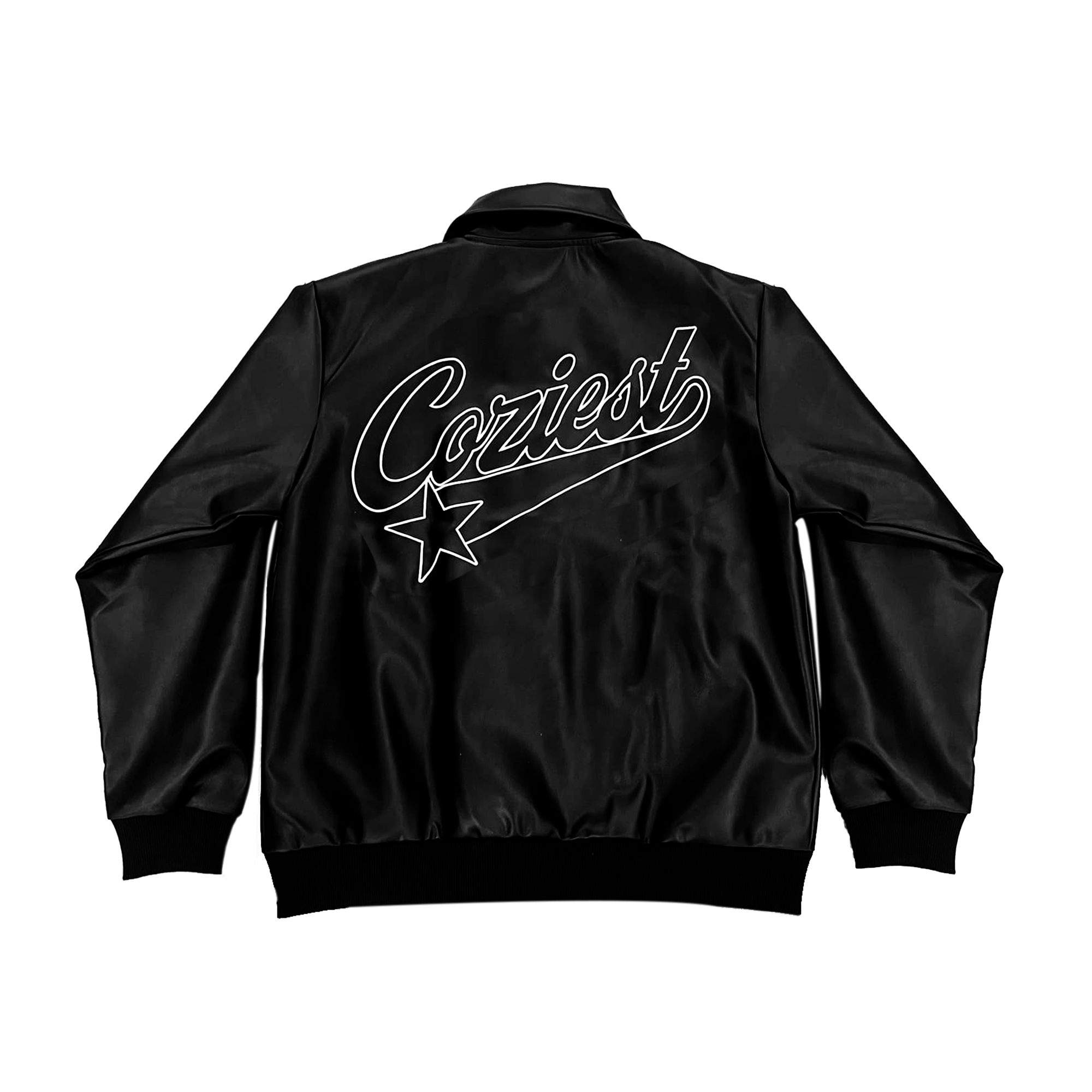 "Harley" Leather Jacket in Black Colorway