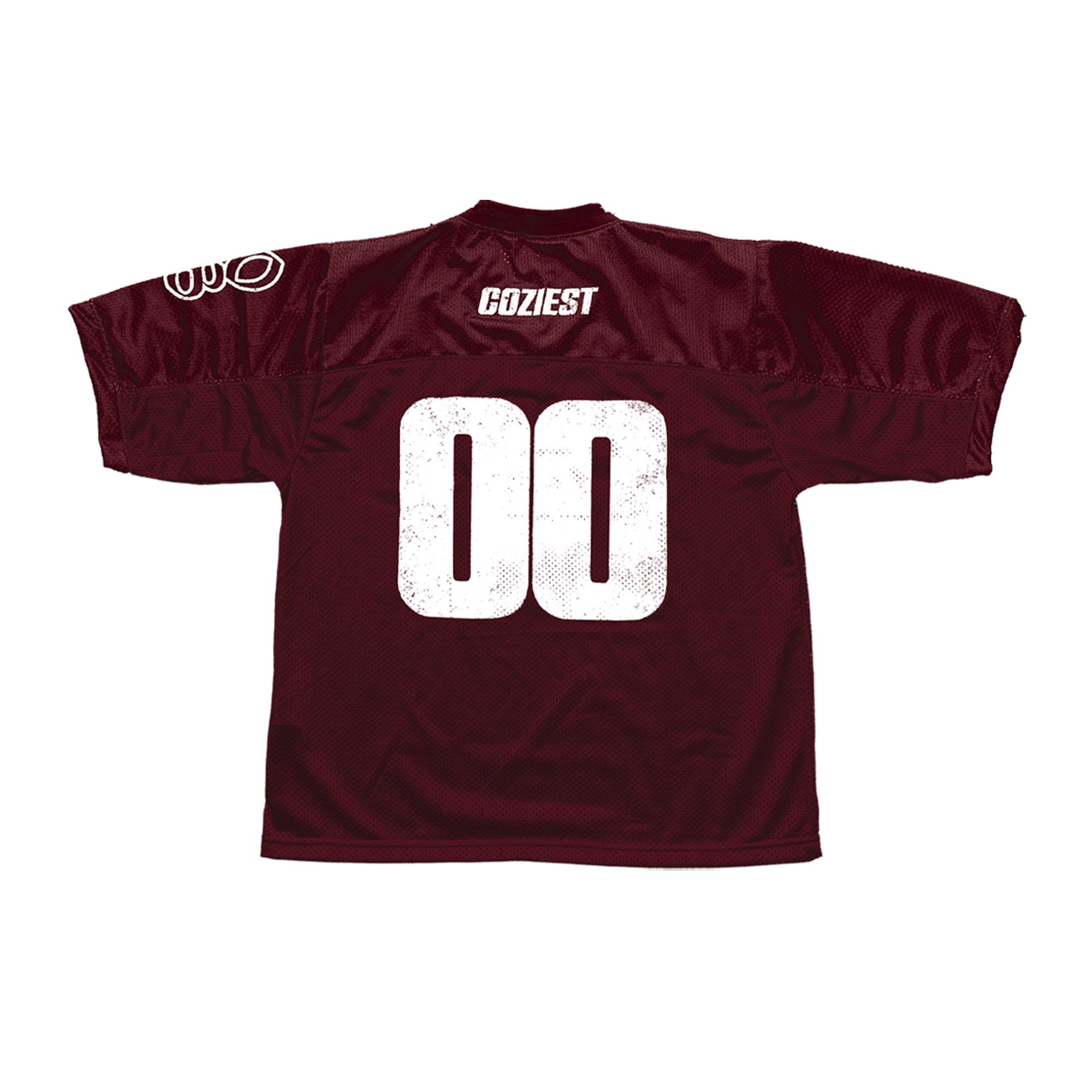 "Retro" Mesh Jersey in Maroon Colorway