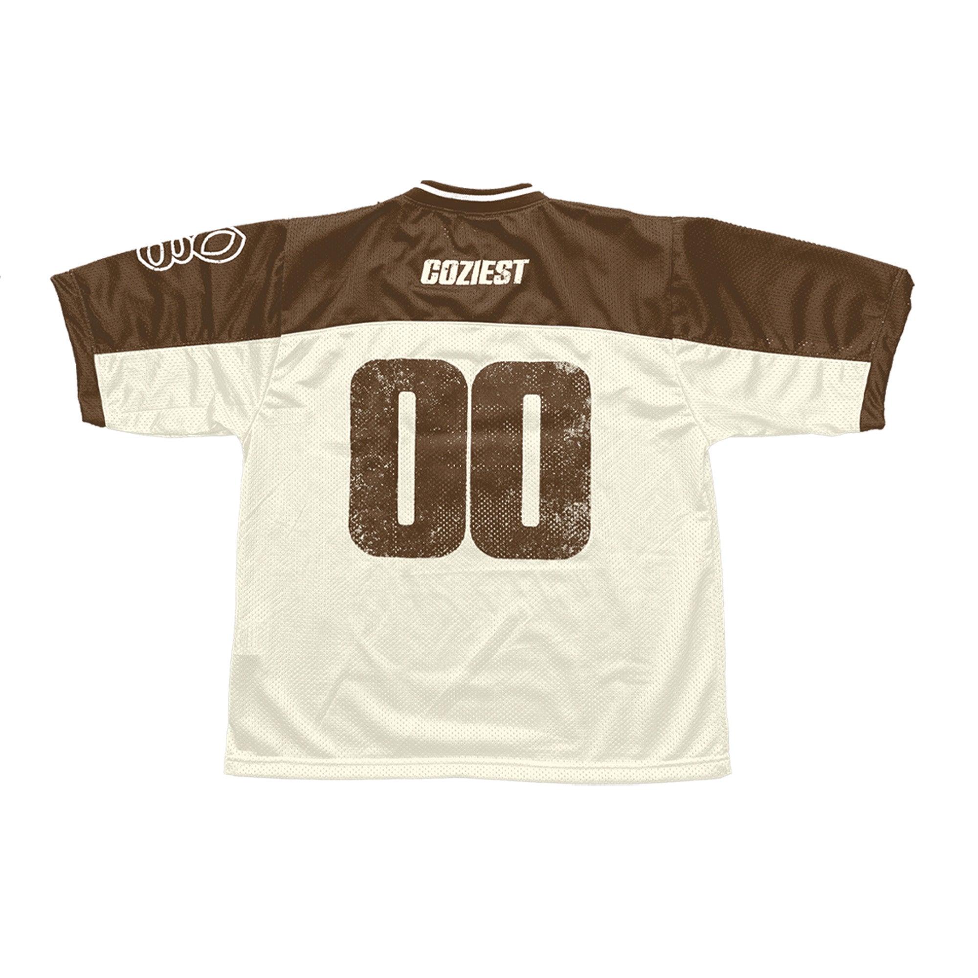 "Retro" Mesh Jersey in Brown Colorway