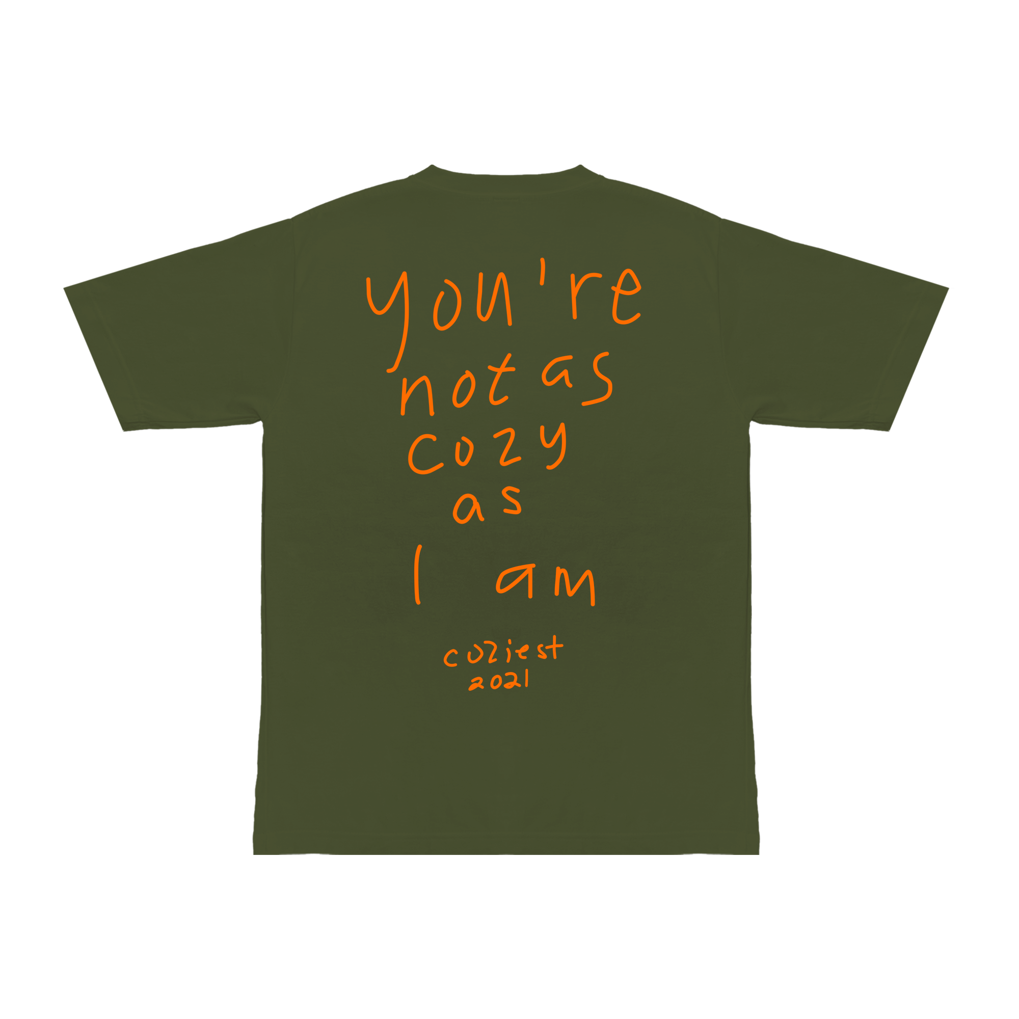 "CJ" Tee in Military Green Colorway
