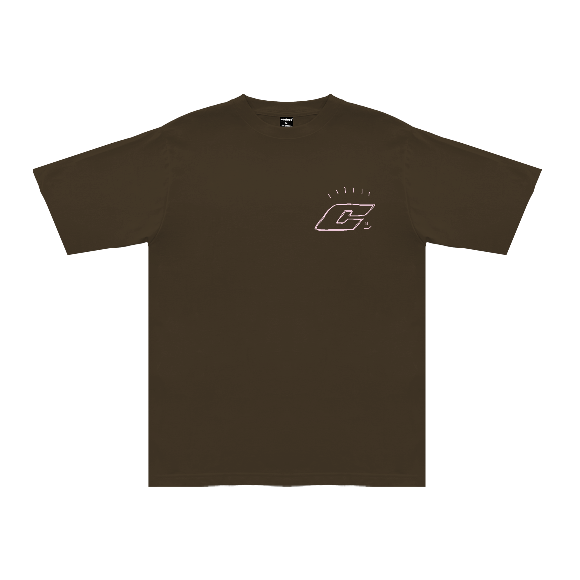 "CJ" Tee in Brown Colorway