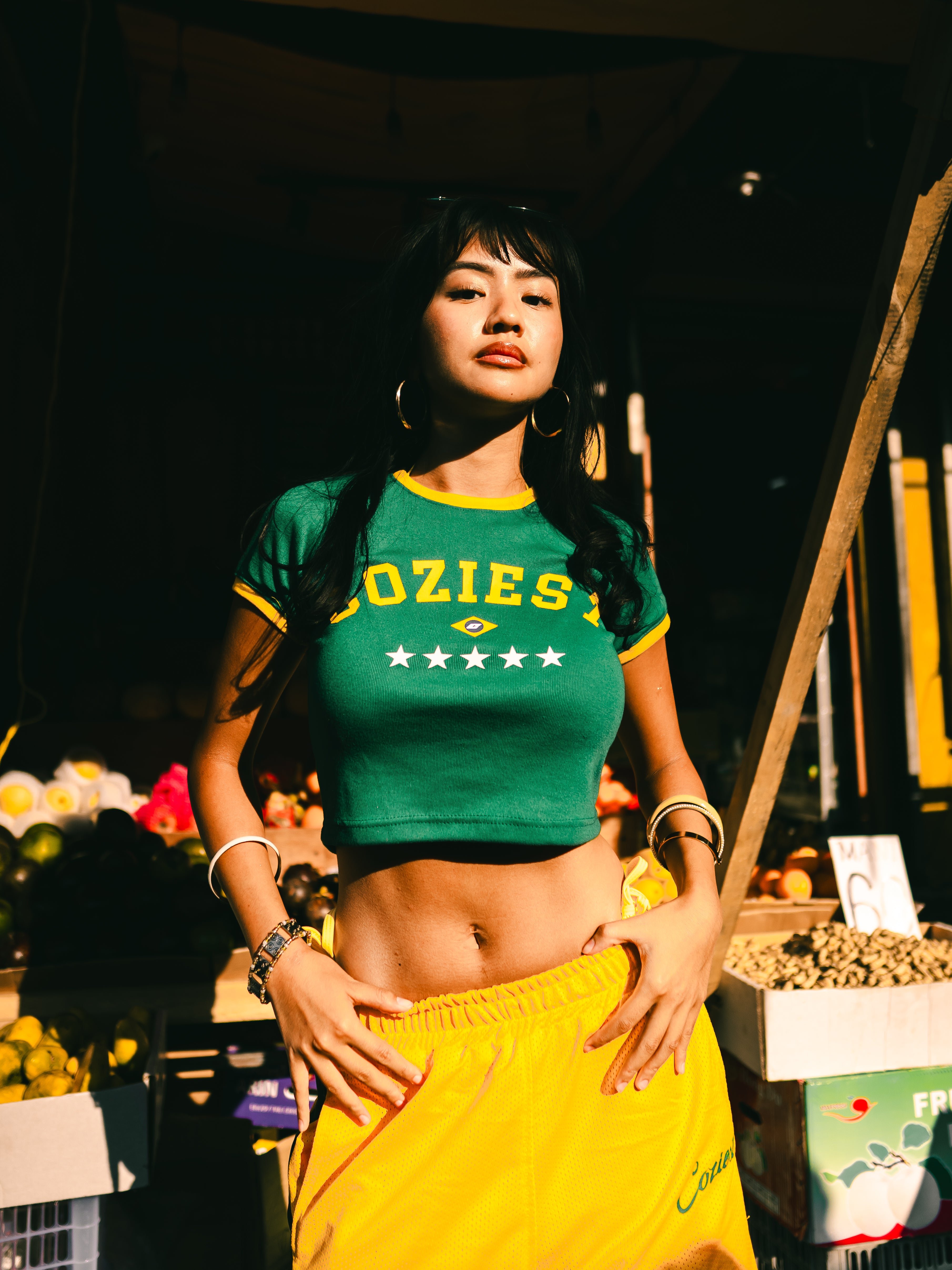 “Summer Baby Tee” in Green Colorway