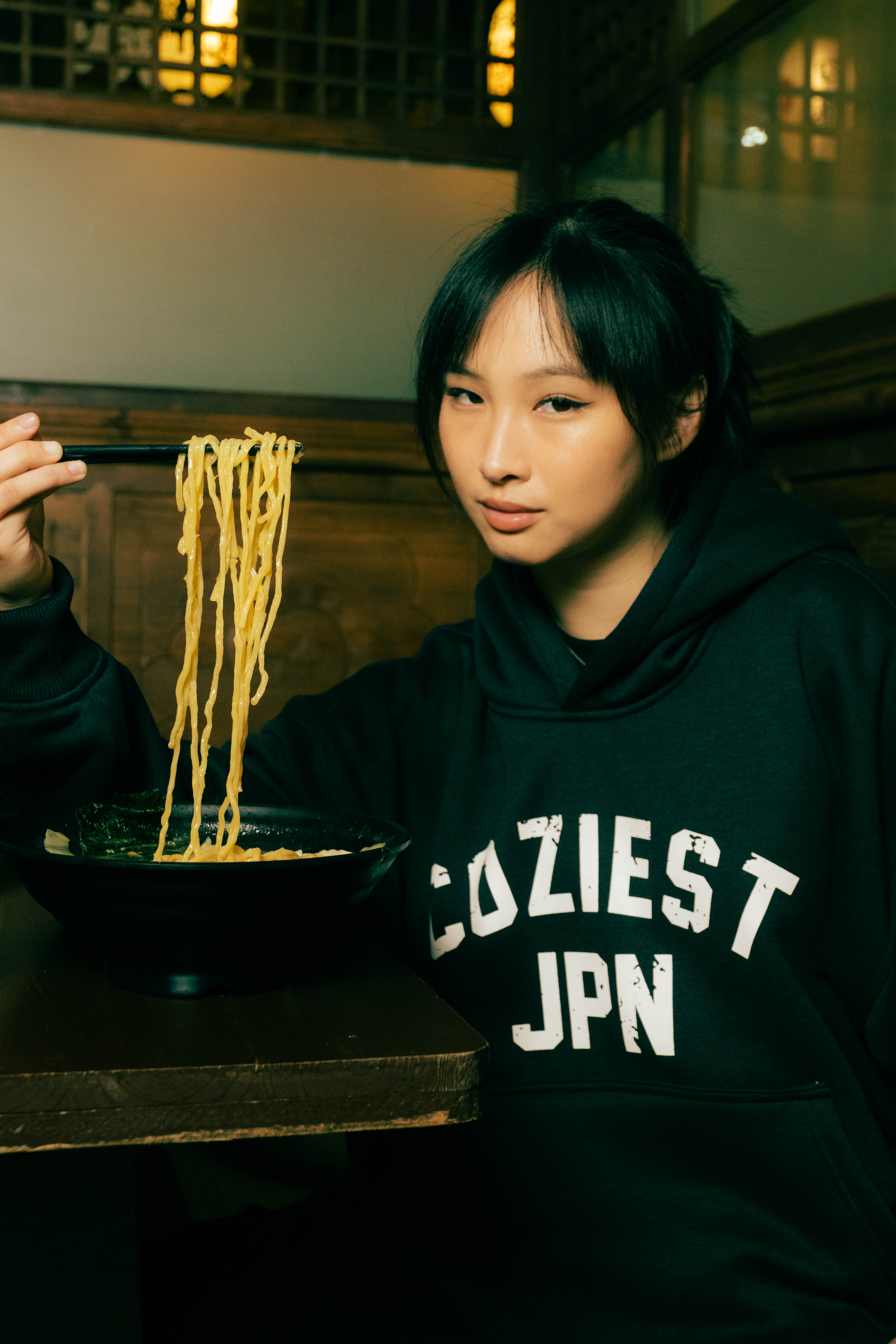 “ARC JPN” Hoodie in Yellow and Black Colorway