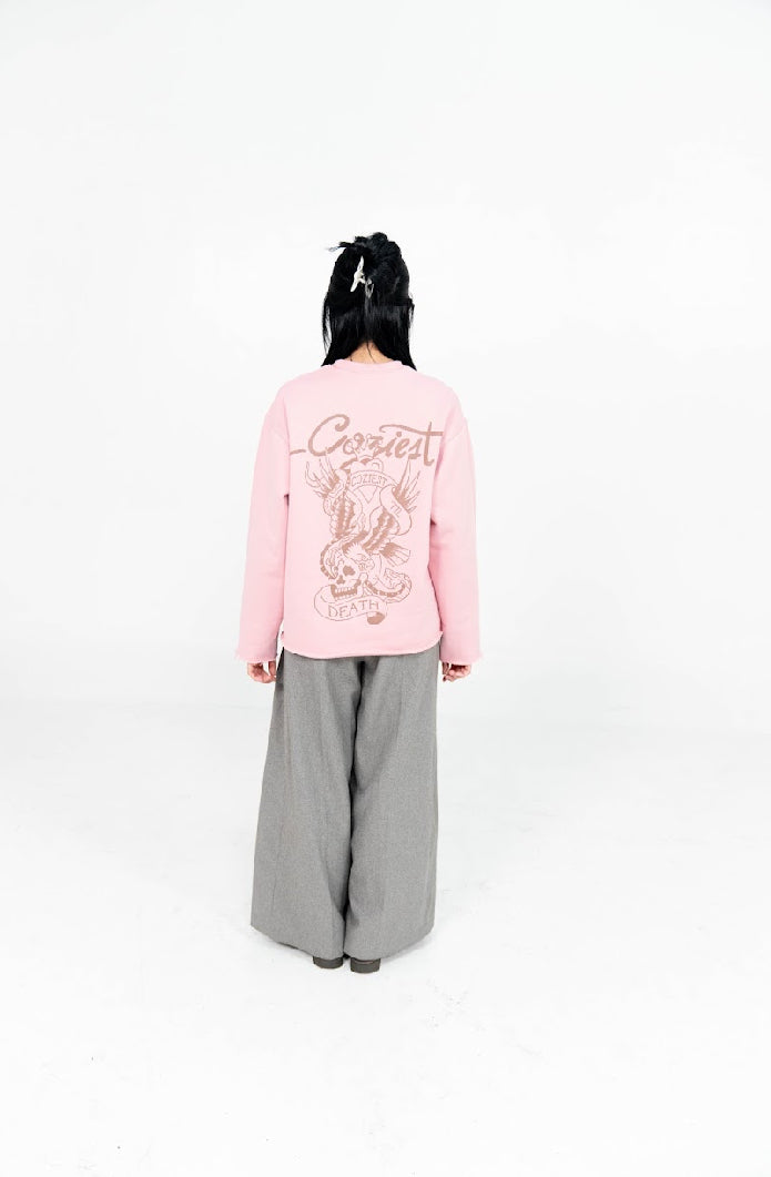 “Death” Long Sleeve in Pink Colorway