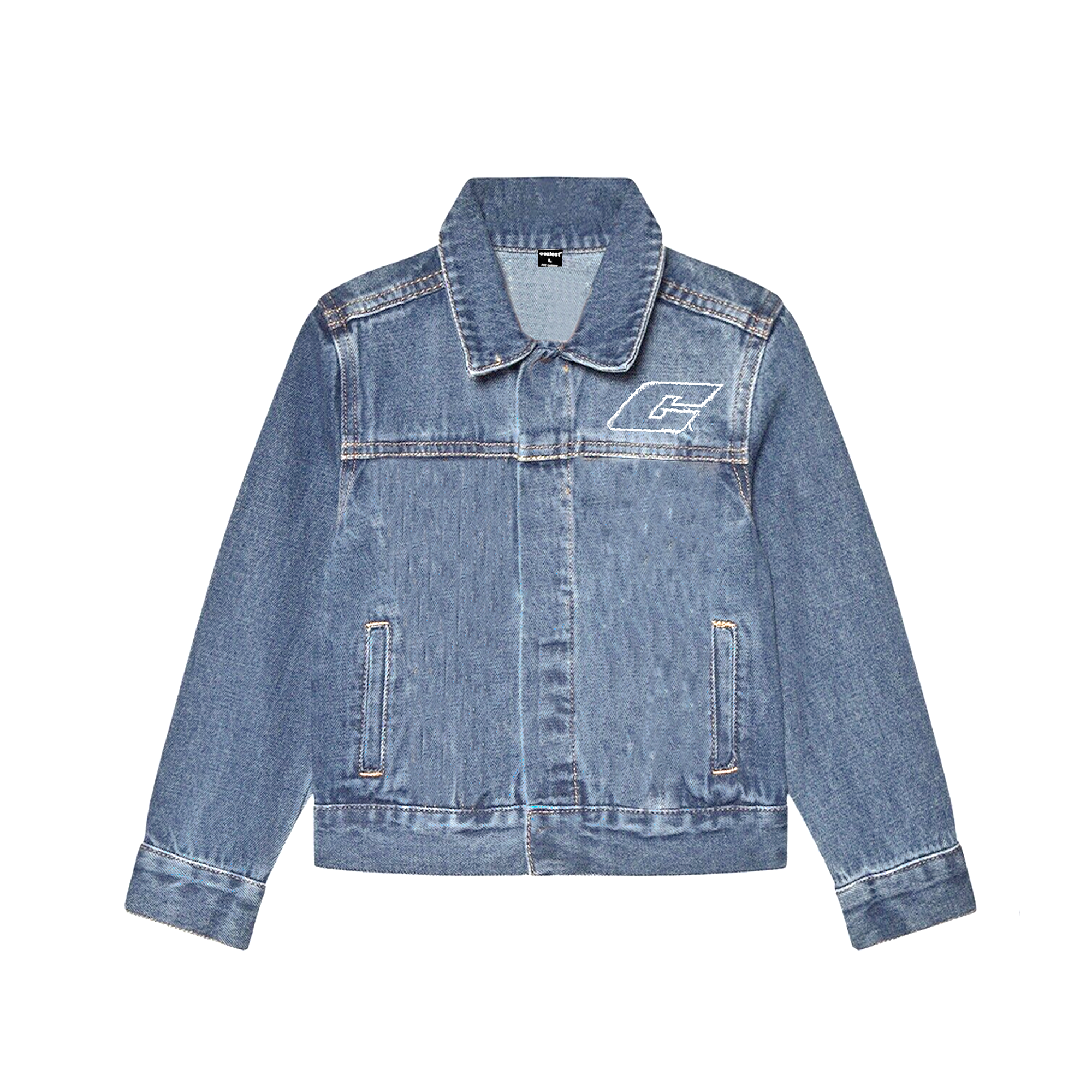 "The Fifth" Denim Jacket in Light Blue Colorway