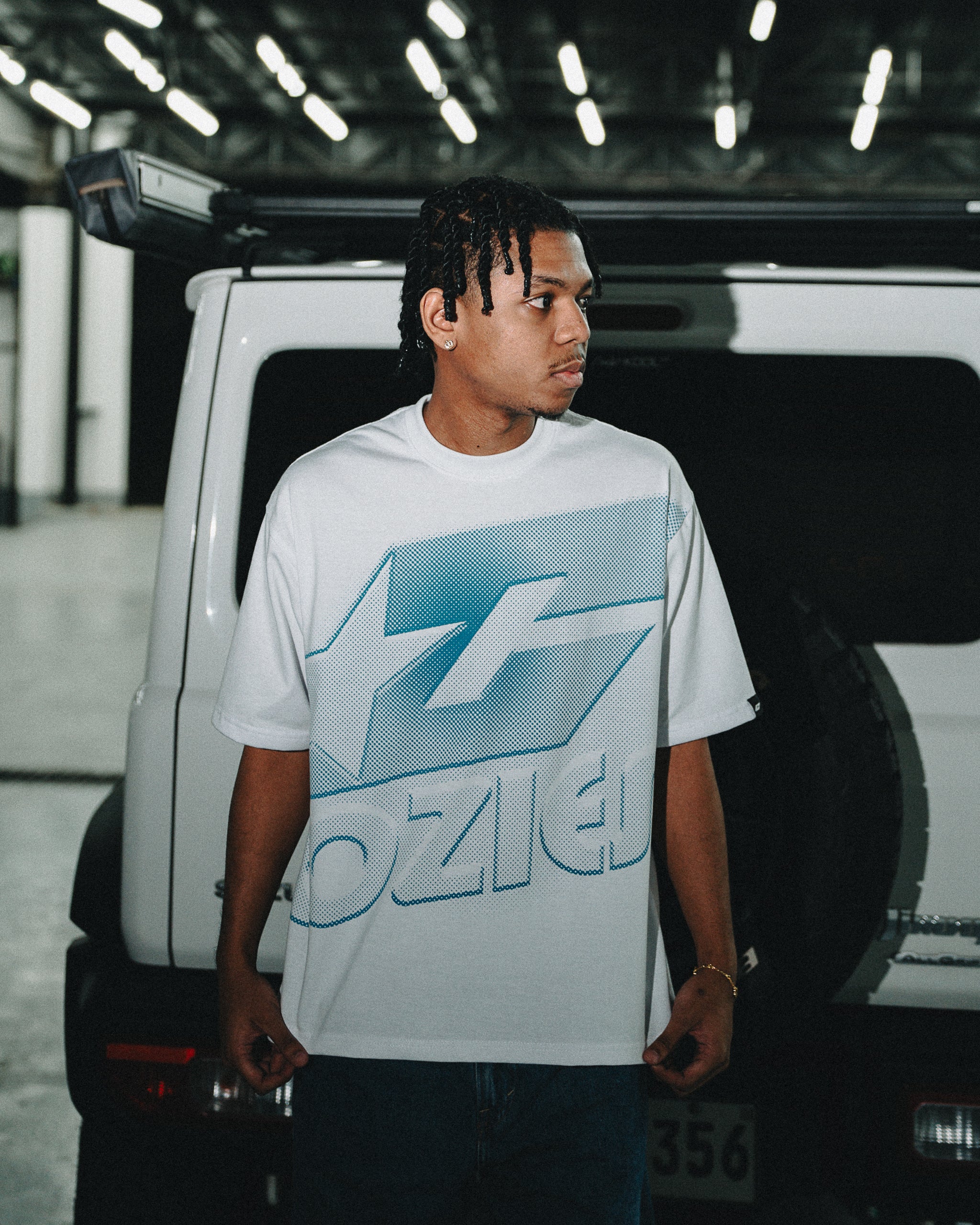 "Hoshi" Tee in White Colorway