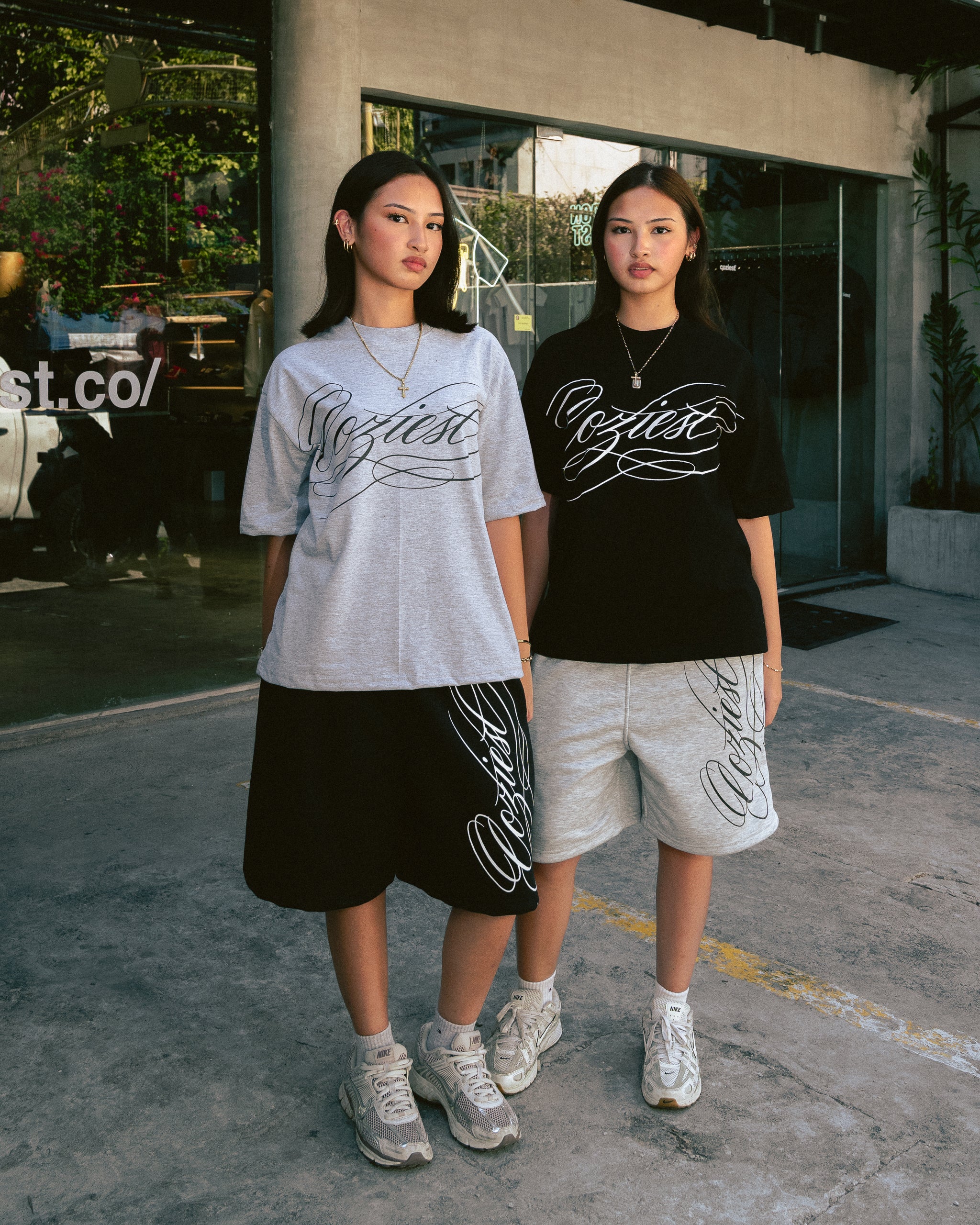 "Ink" Shirt in Black and Heather Gray Colorway