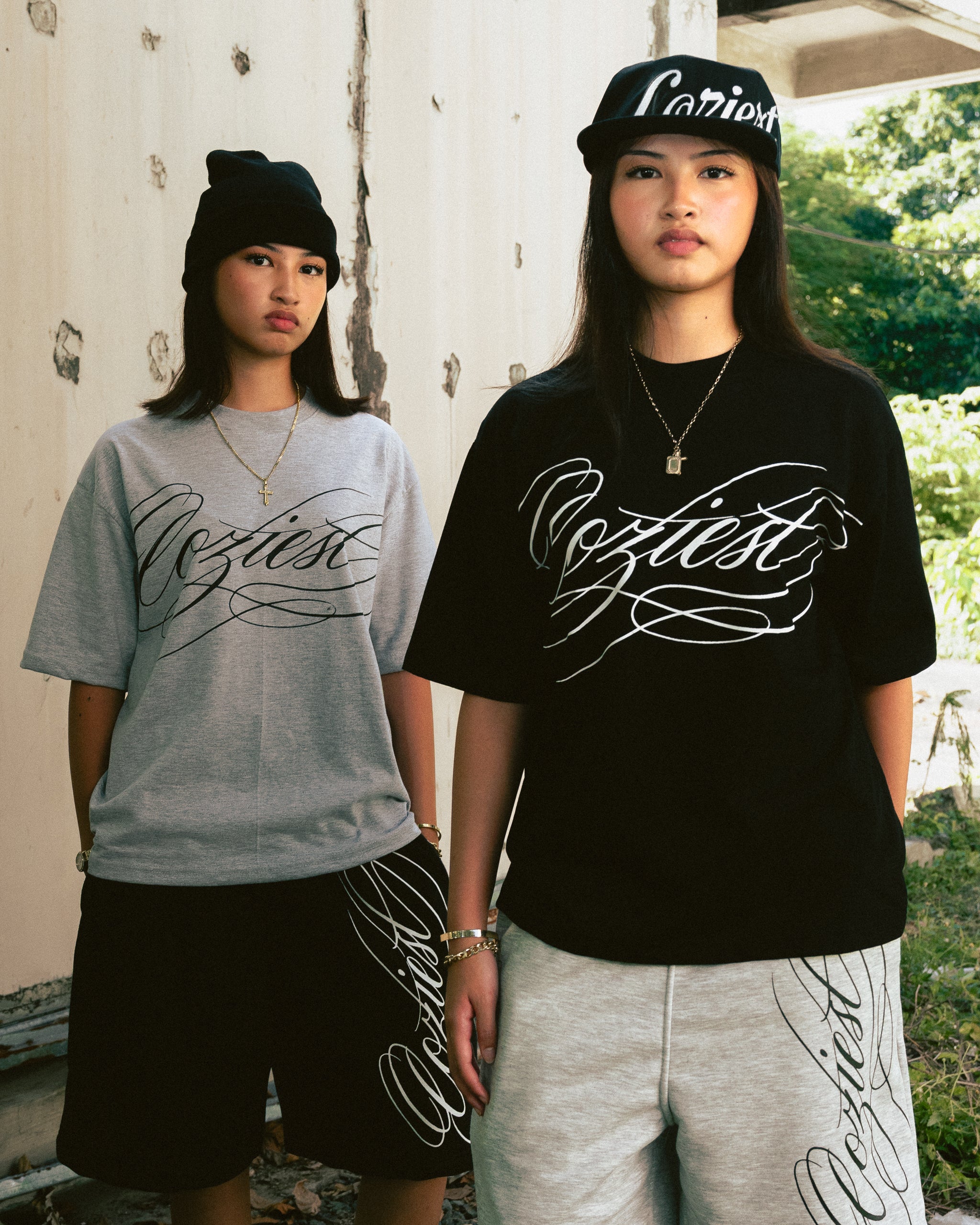 "Ink" Shirt in Black and Heather Gray Colorway