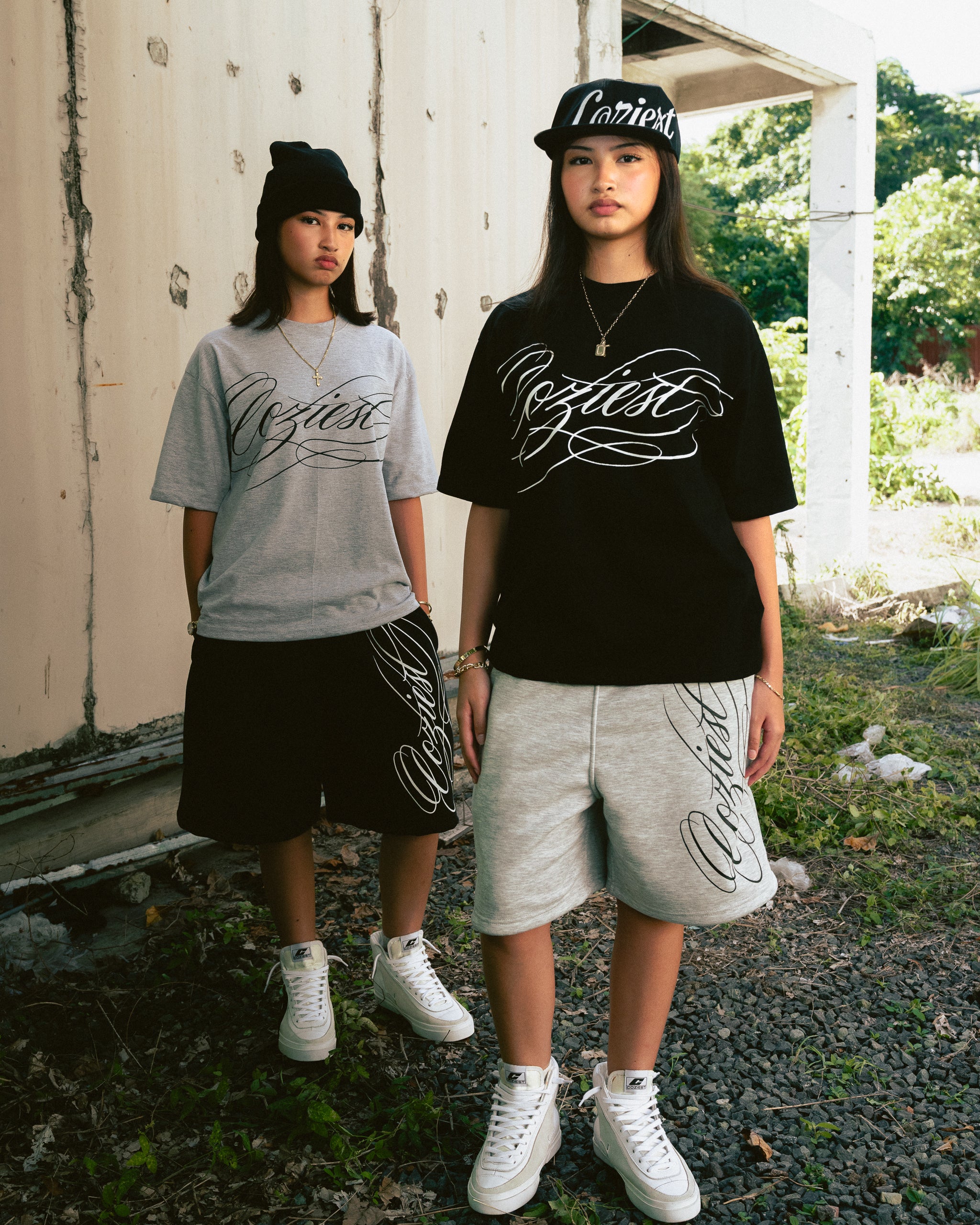 "Ink" Shirt in Black and Heather Gray Colorway